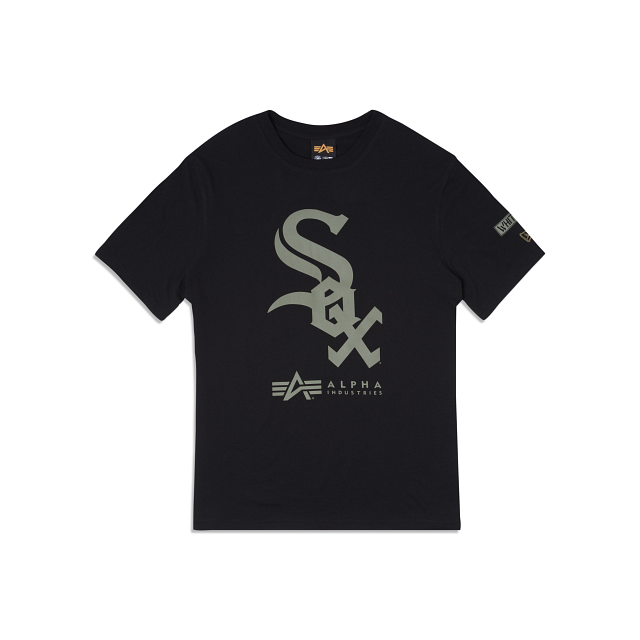 Alpha Industries X Chicago White Sox Black T-Shirt