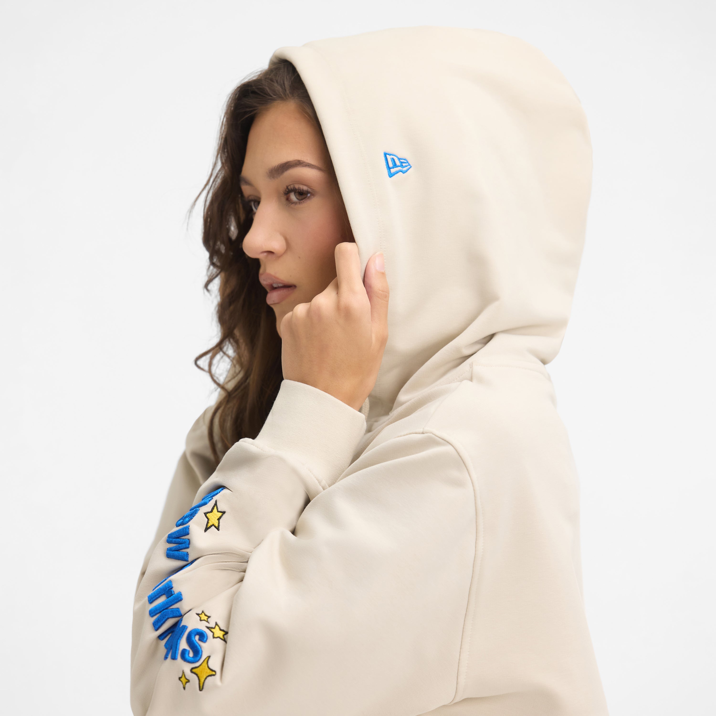 Atlanta Braves Stone Logo Select Full-Zip Hoodie