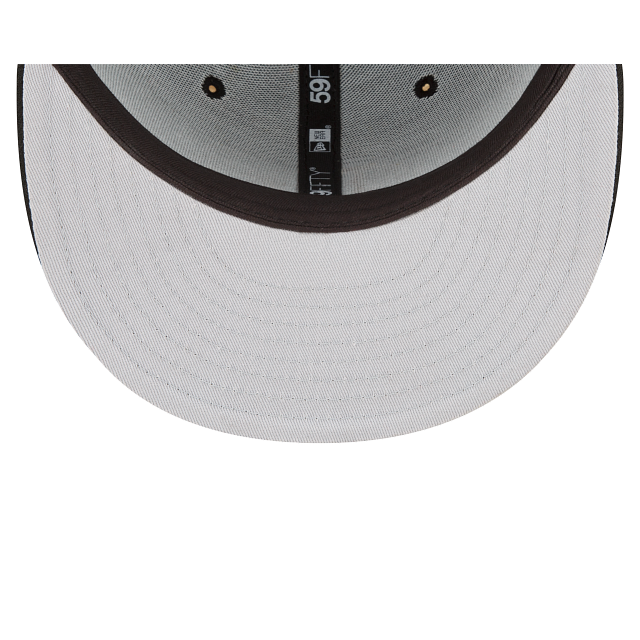 Chicago White Sox Sidepatch Black 59FIFTY Fitted Hat