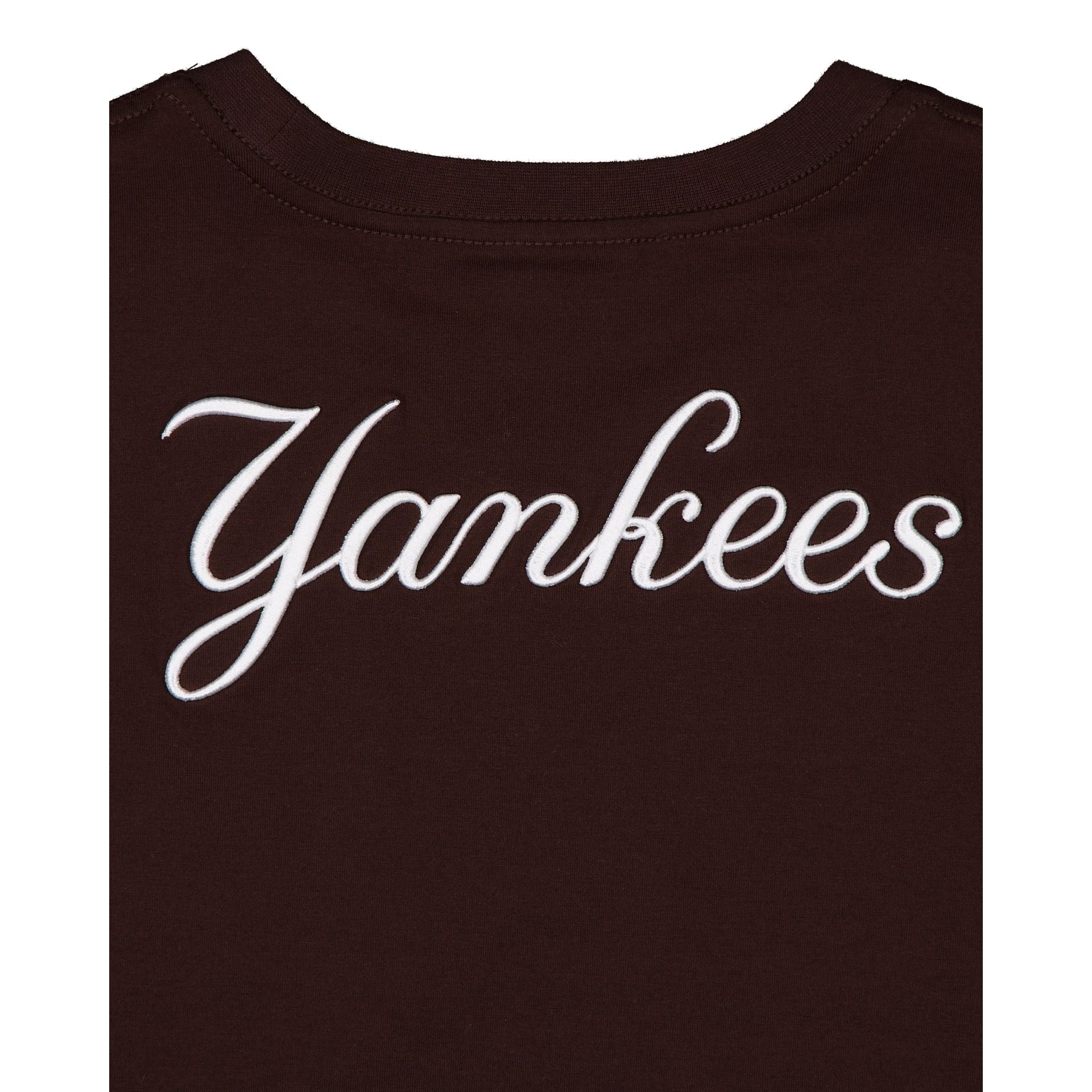 New York Yankees Logo Select Color Flip Brown T-Shirt