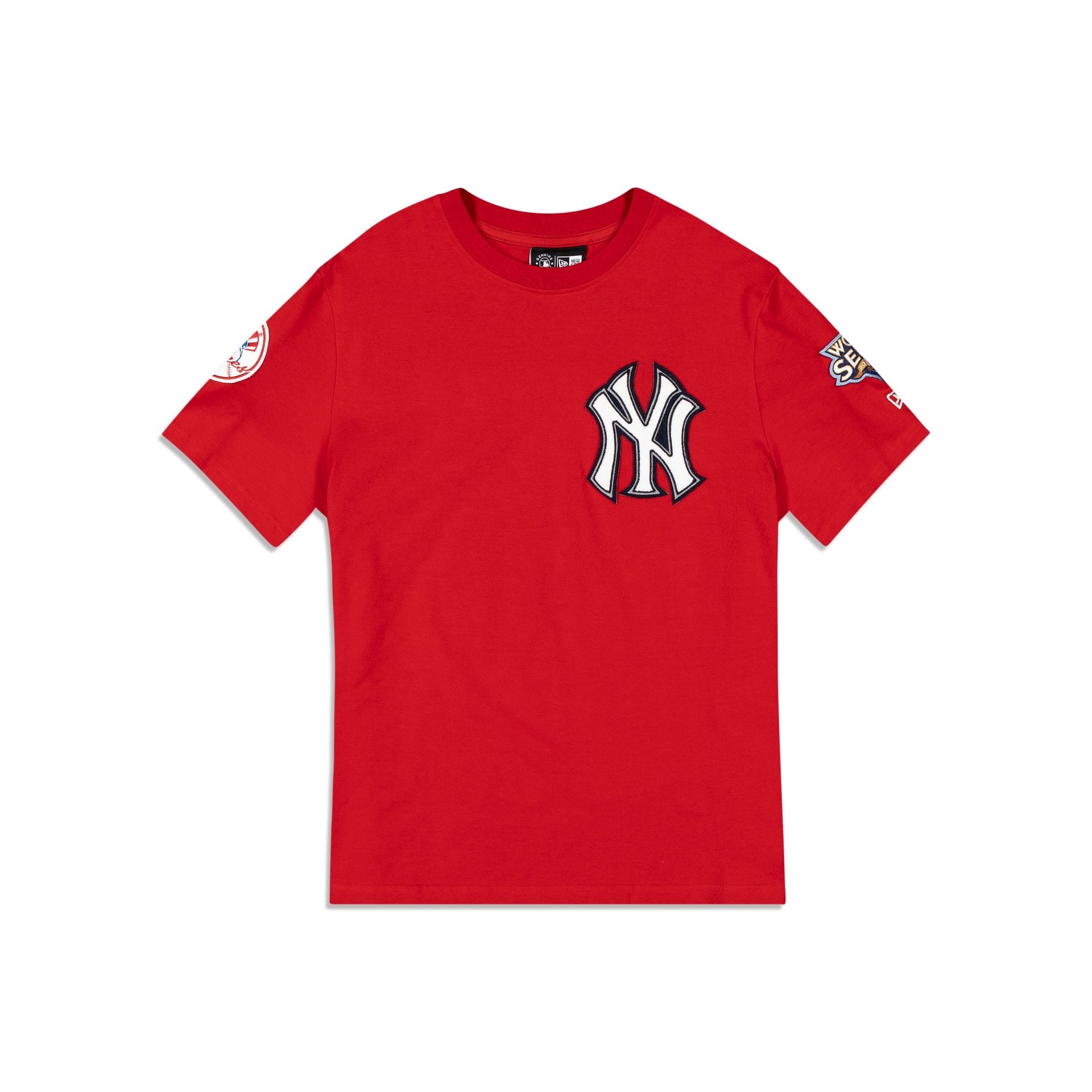 New York Yankees Logo Select Color Flip Red T-Shirt