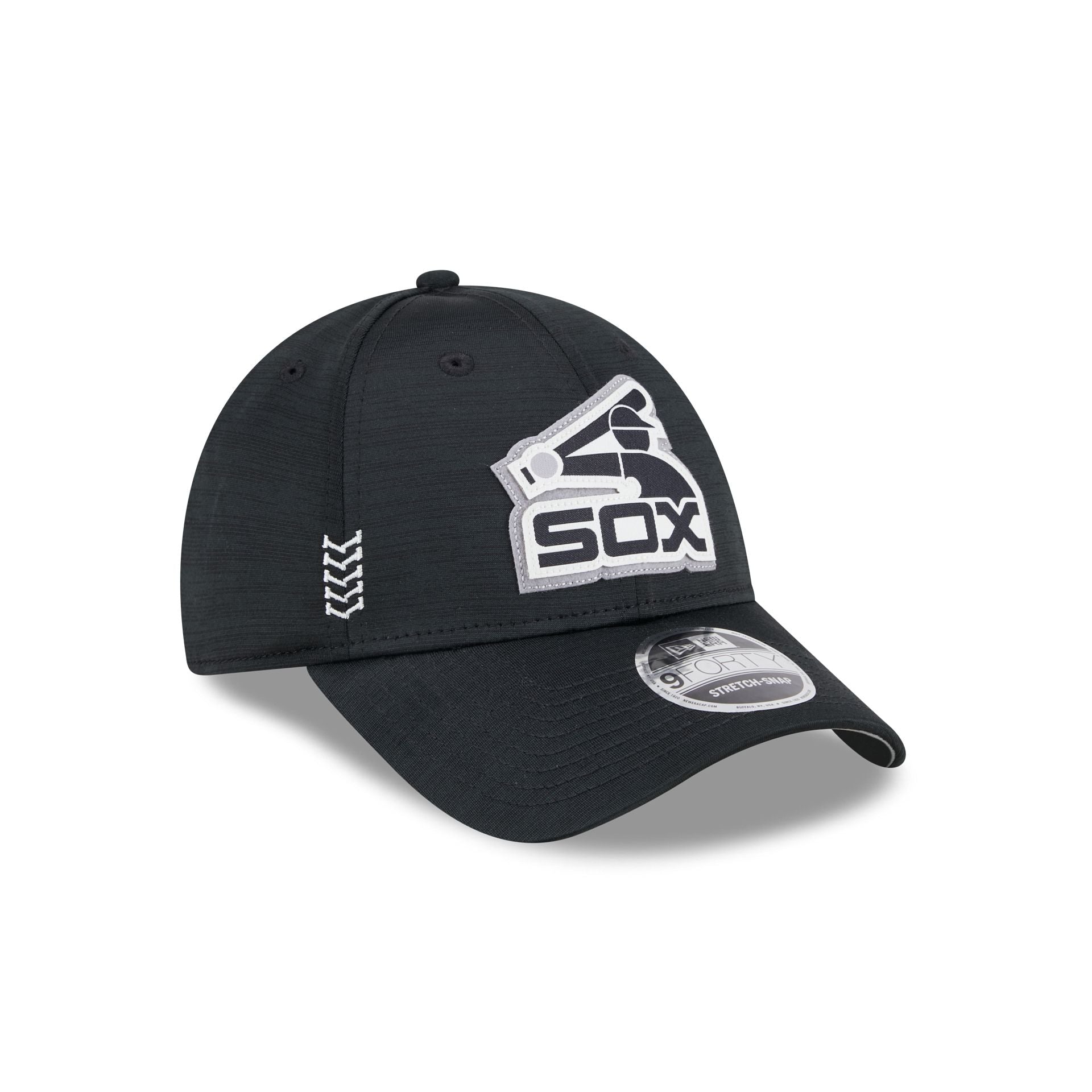 Chicago White Sox 2024 Clubhouse 9FORTY Stretch-Snap Hat