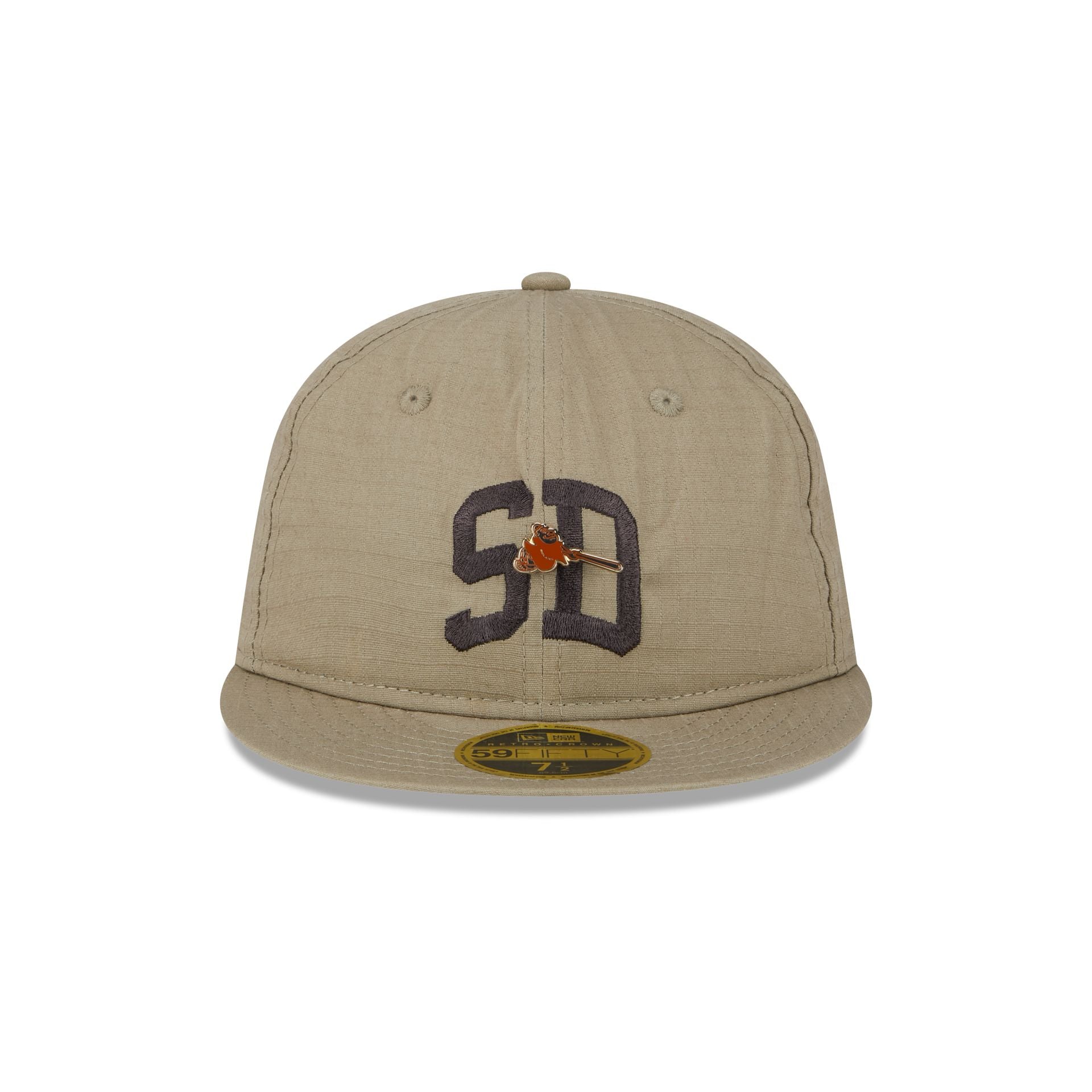 San Diego Padres Logo Pin Retro Crown 59FIFTY Fitted Hat