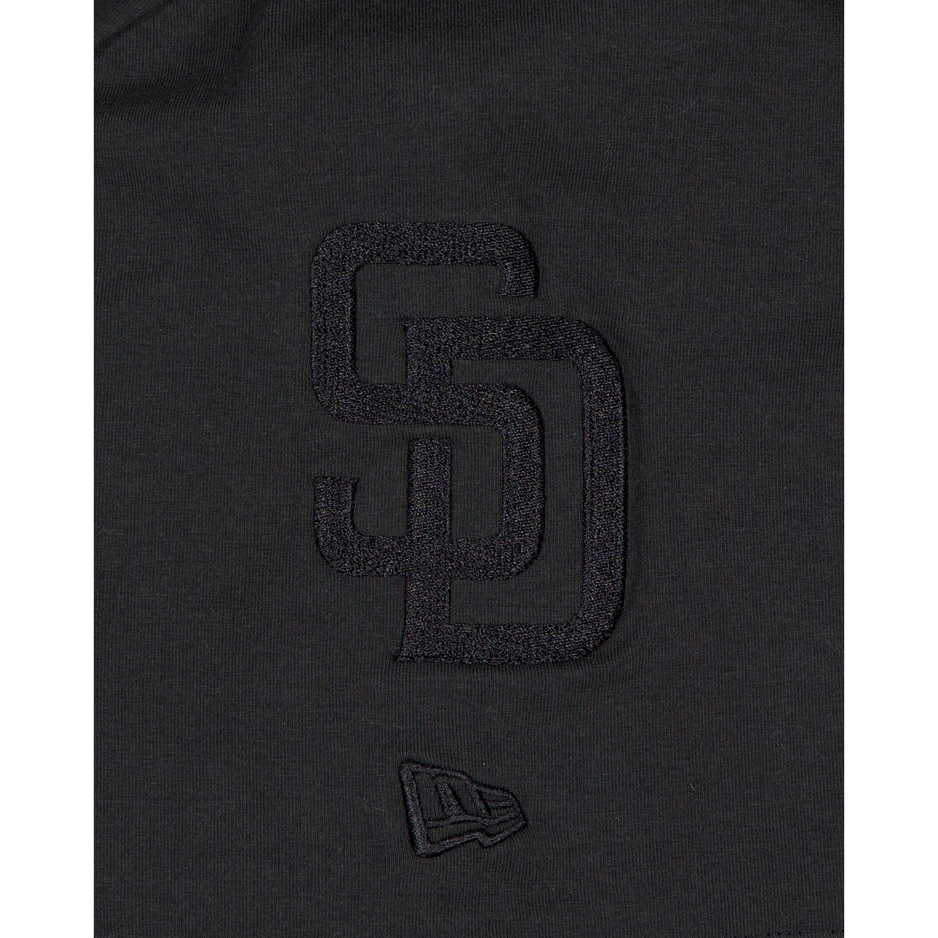San Diego Padres Black on Black Logo Select T-Shirt