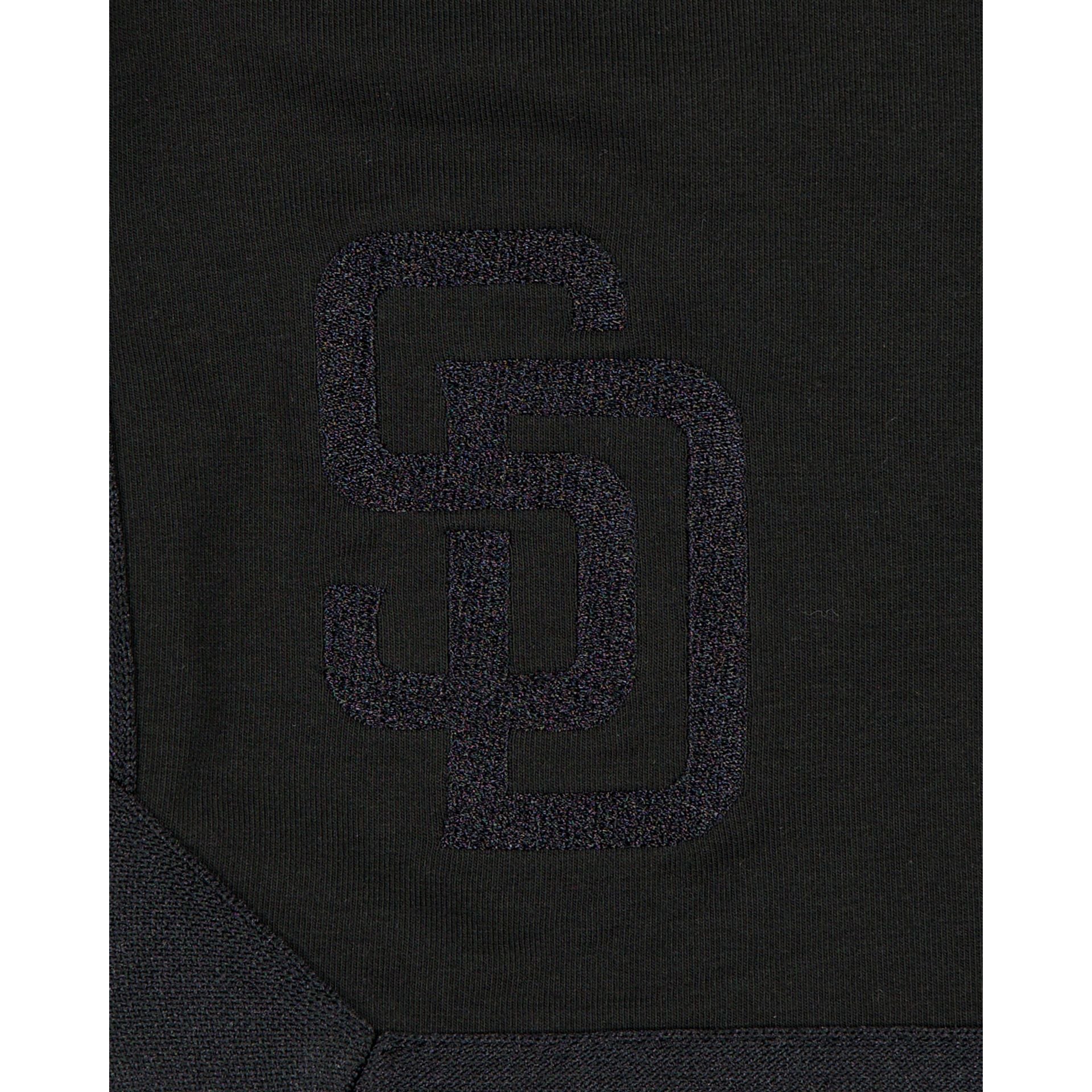 San Diego Padres Black on Black Logo Select Shorts