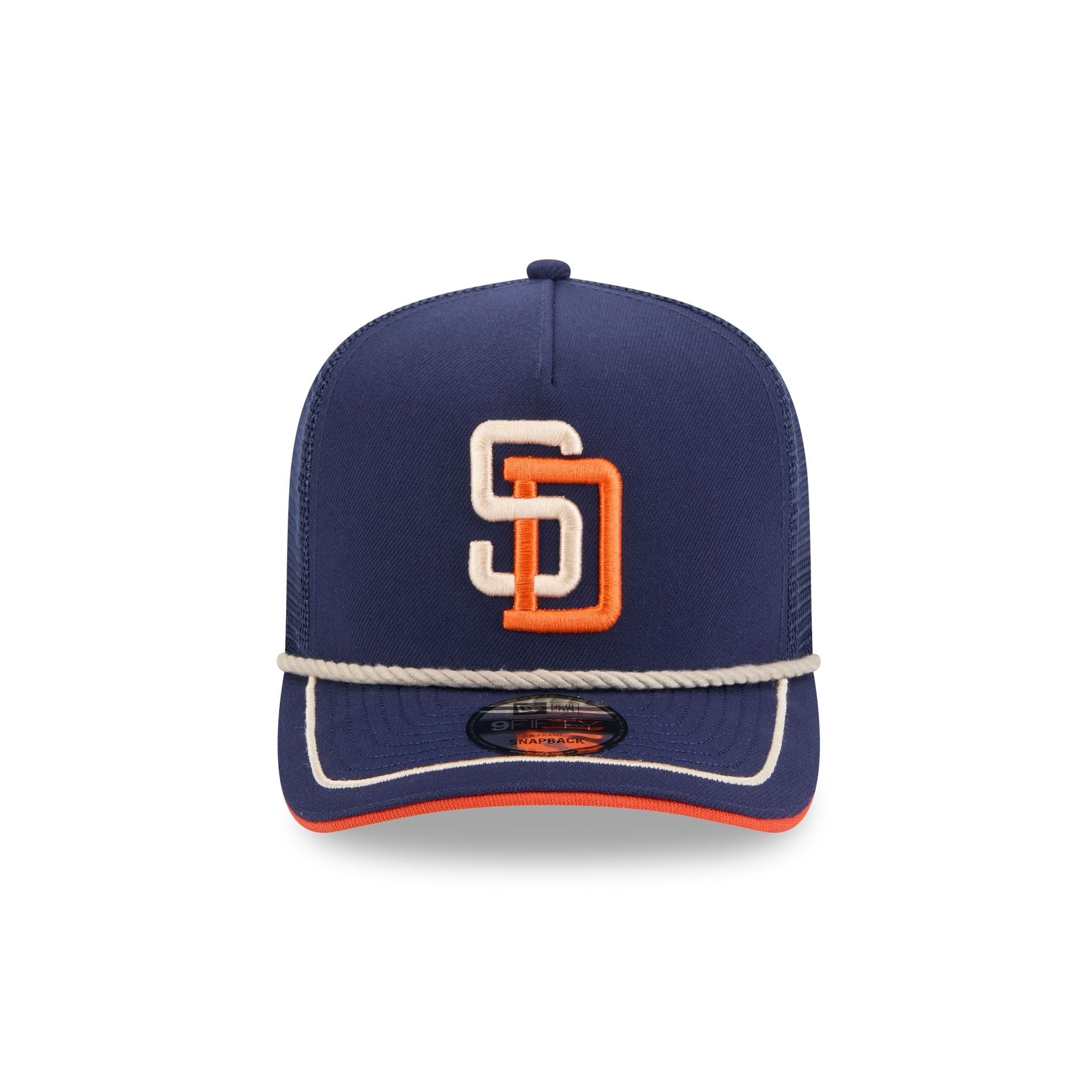 San Diego Padres Vintage Team Rope 9FIFTY A-Frame Trucker