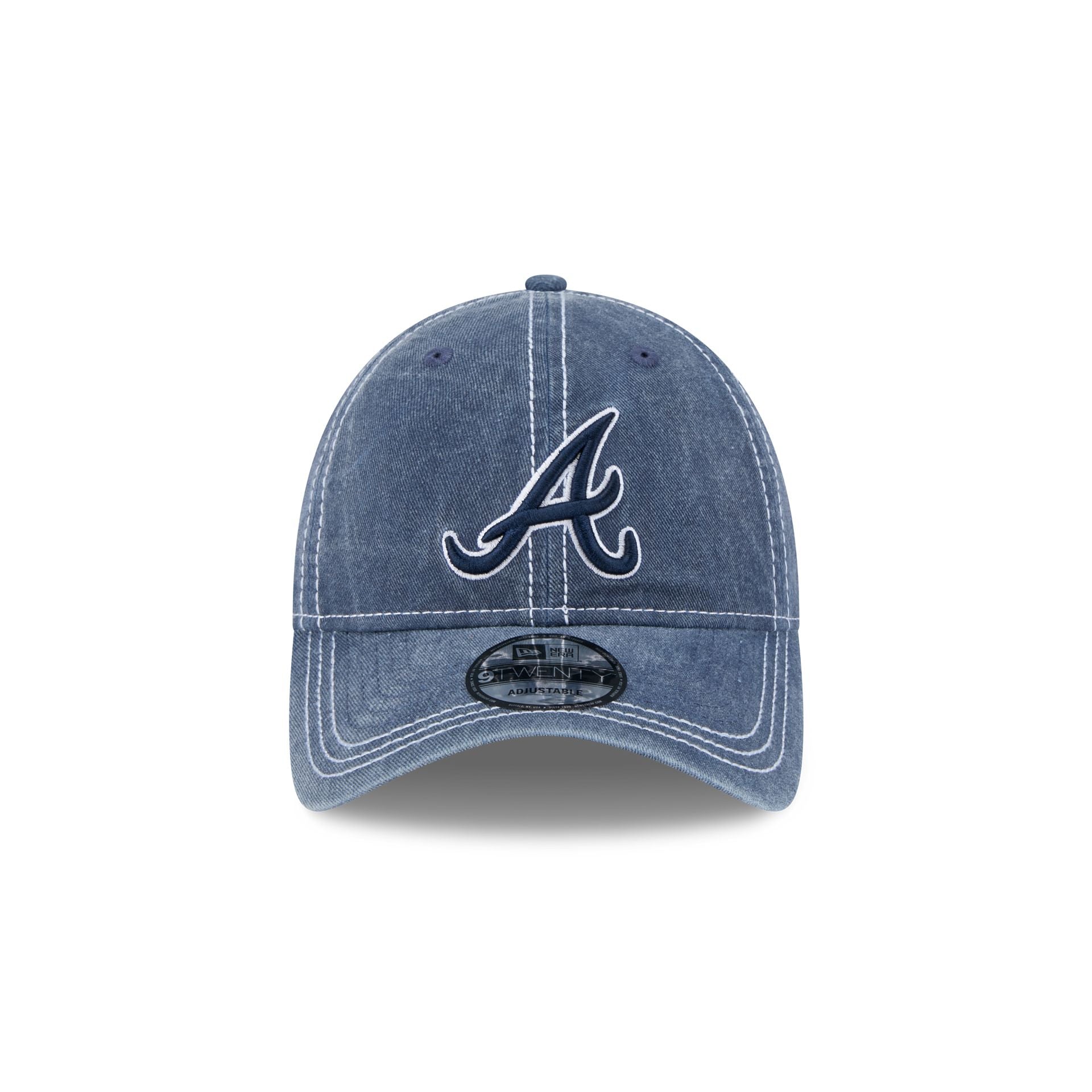 Atlanta Braves Washed Contrast 9TWENTY Adjustable Hat