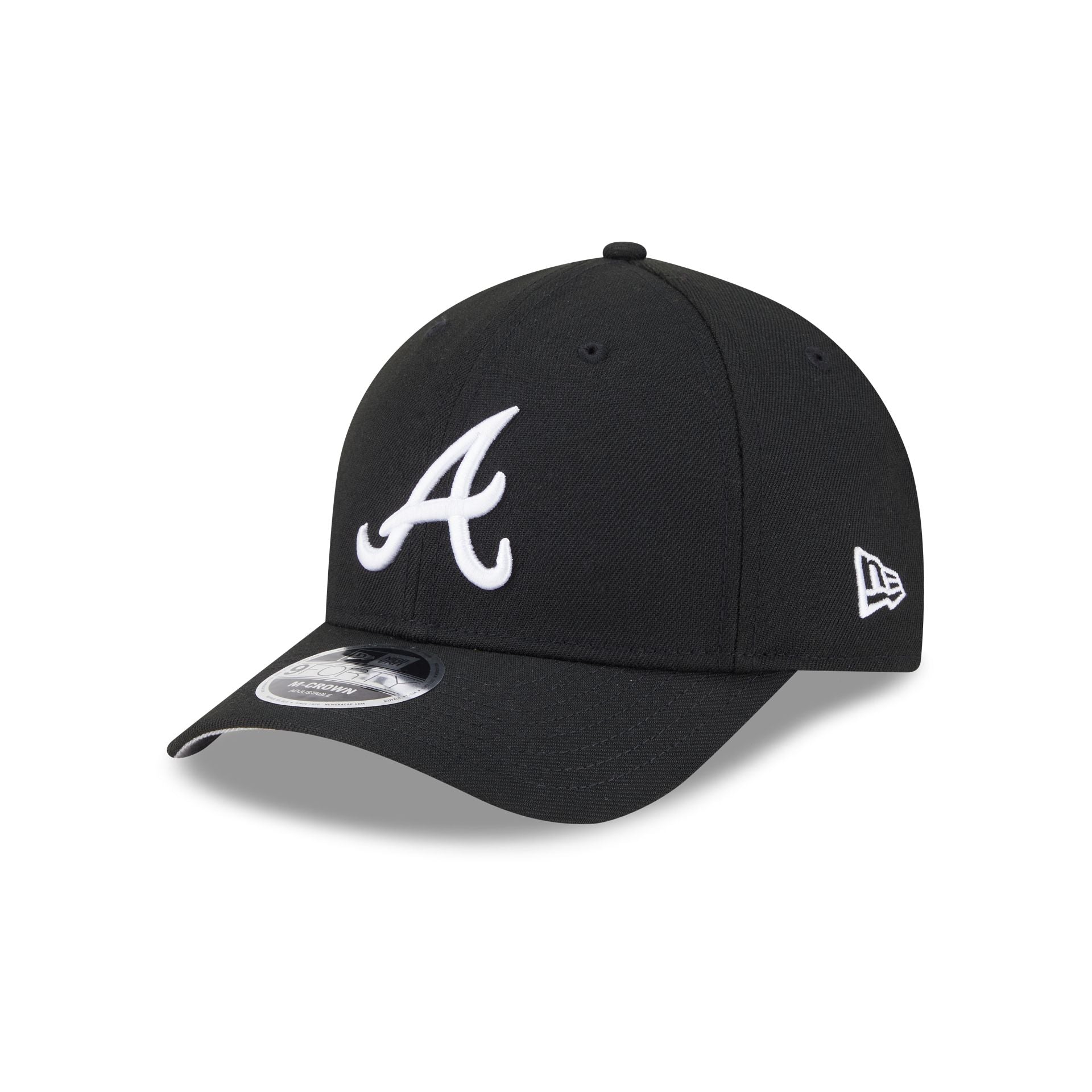 Atlanta Braves Black Authentic Collection 9FORTY M-Crown Snapback Hat