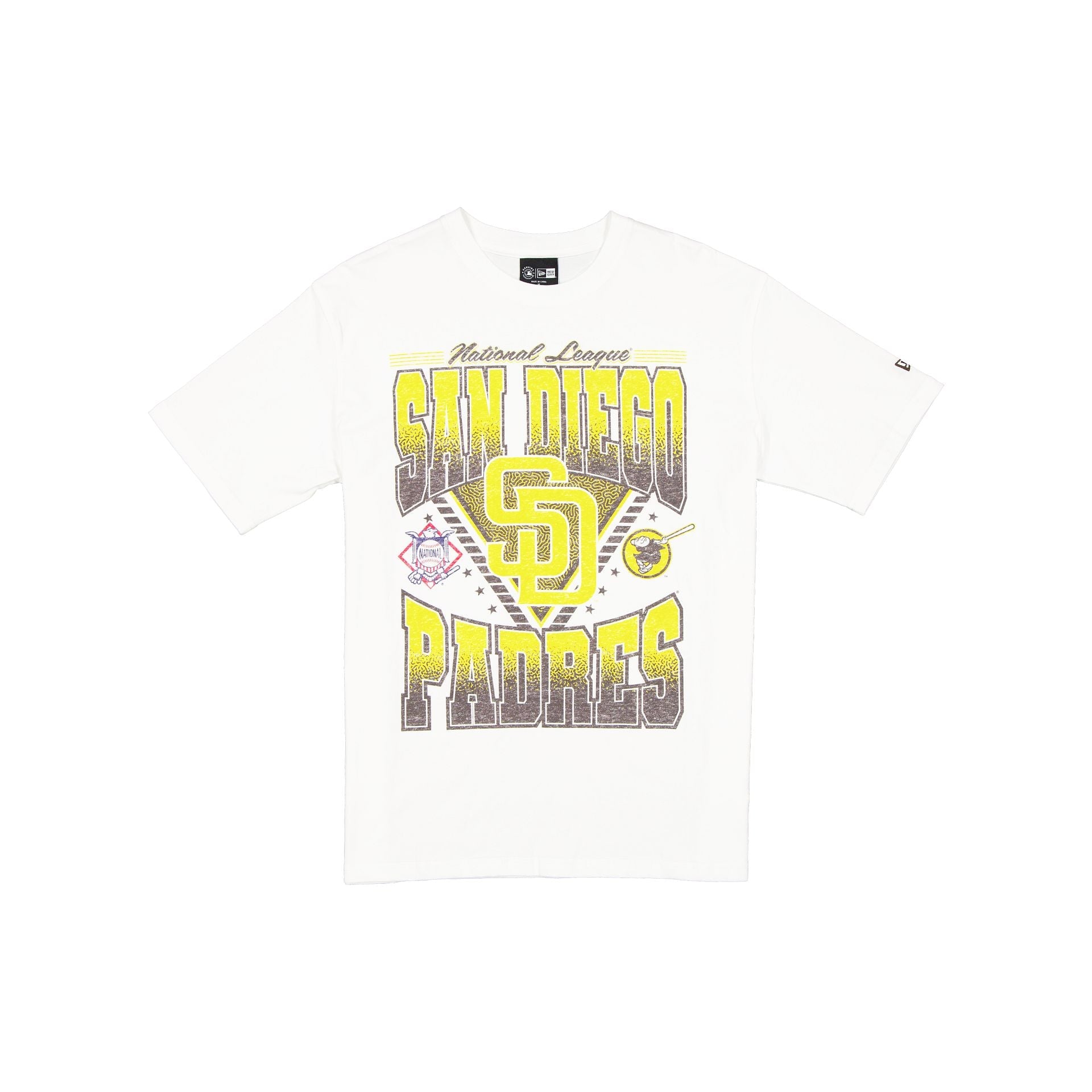 San Diego Padres Sport Classics Washed Optic White T-Shirt