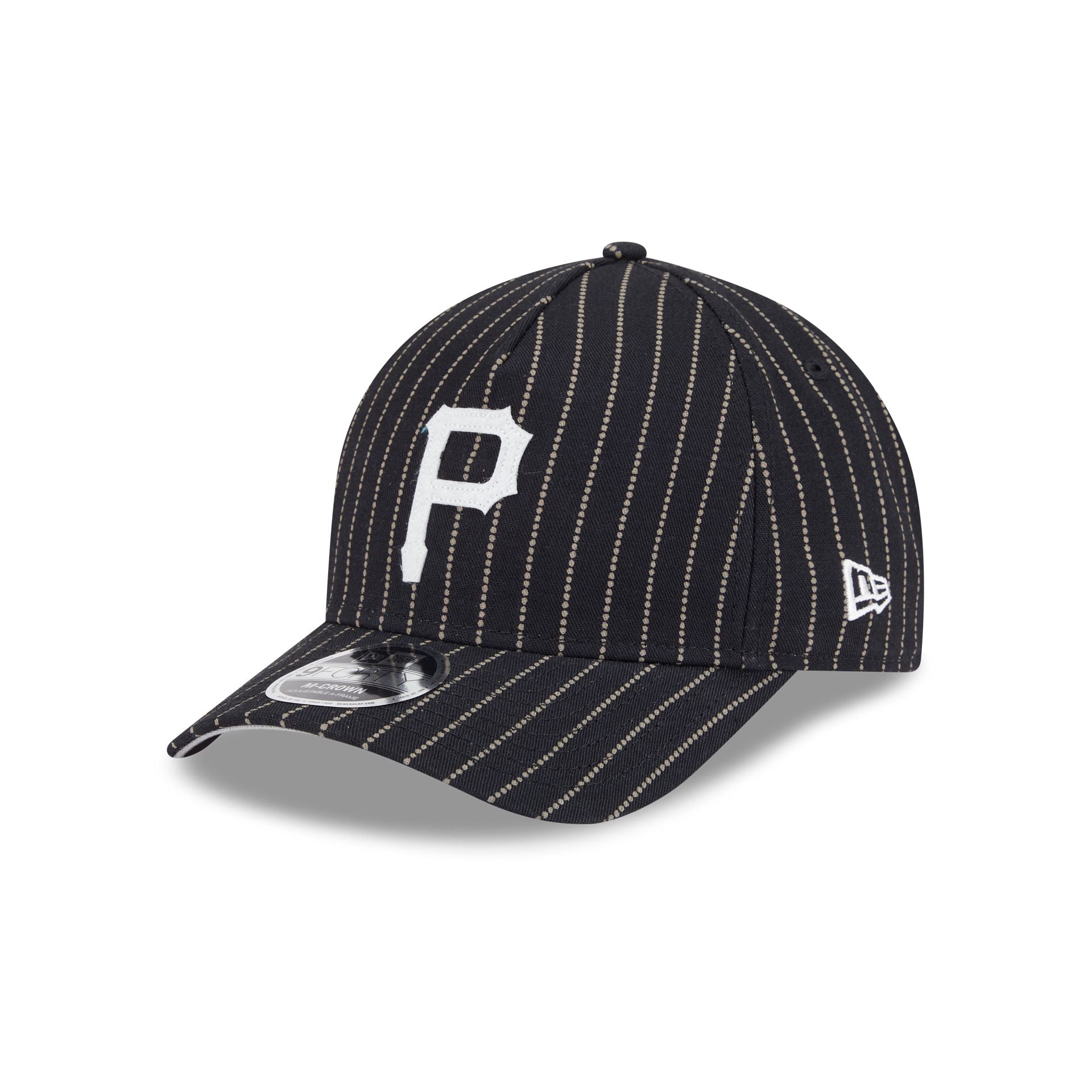 Pittsburgh Pirates Dotted Pinstripe 9FORTY M-Crown A-Frame Adjustable Hat