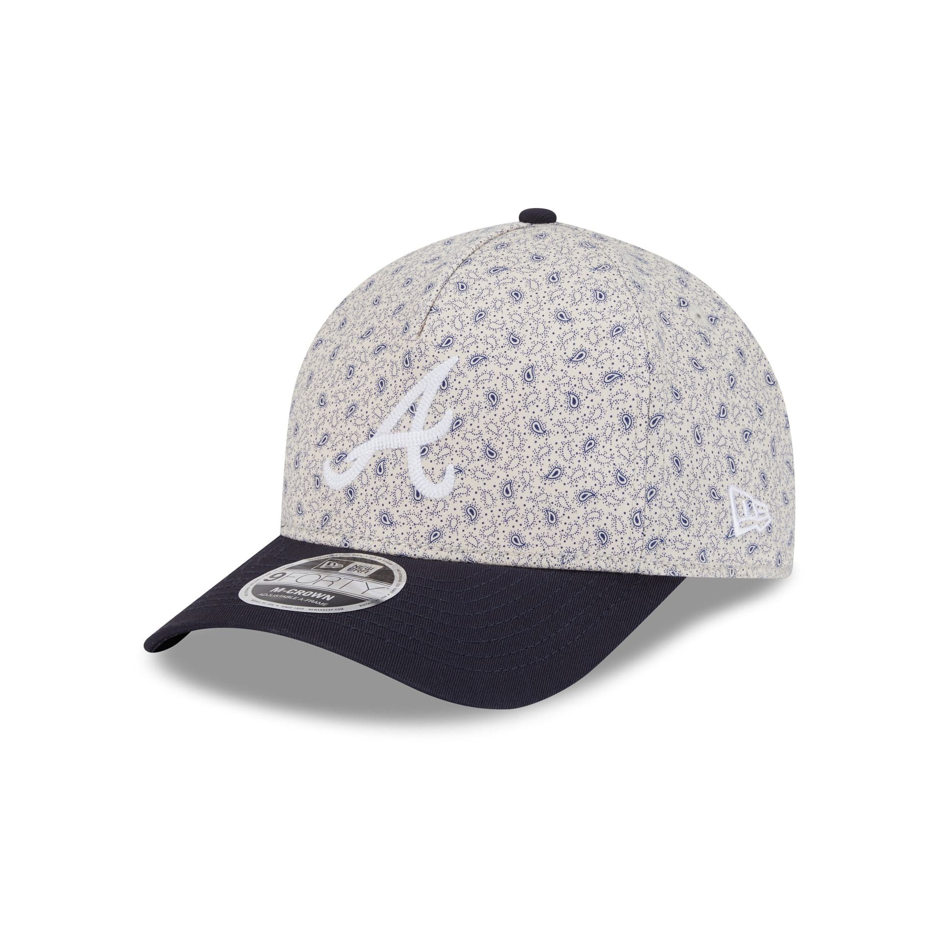 Atlanta Braves Micro Print 9FORTY M-Crown A-Frame Adjustable Hat