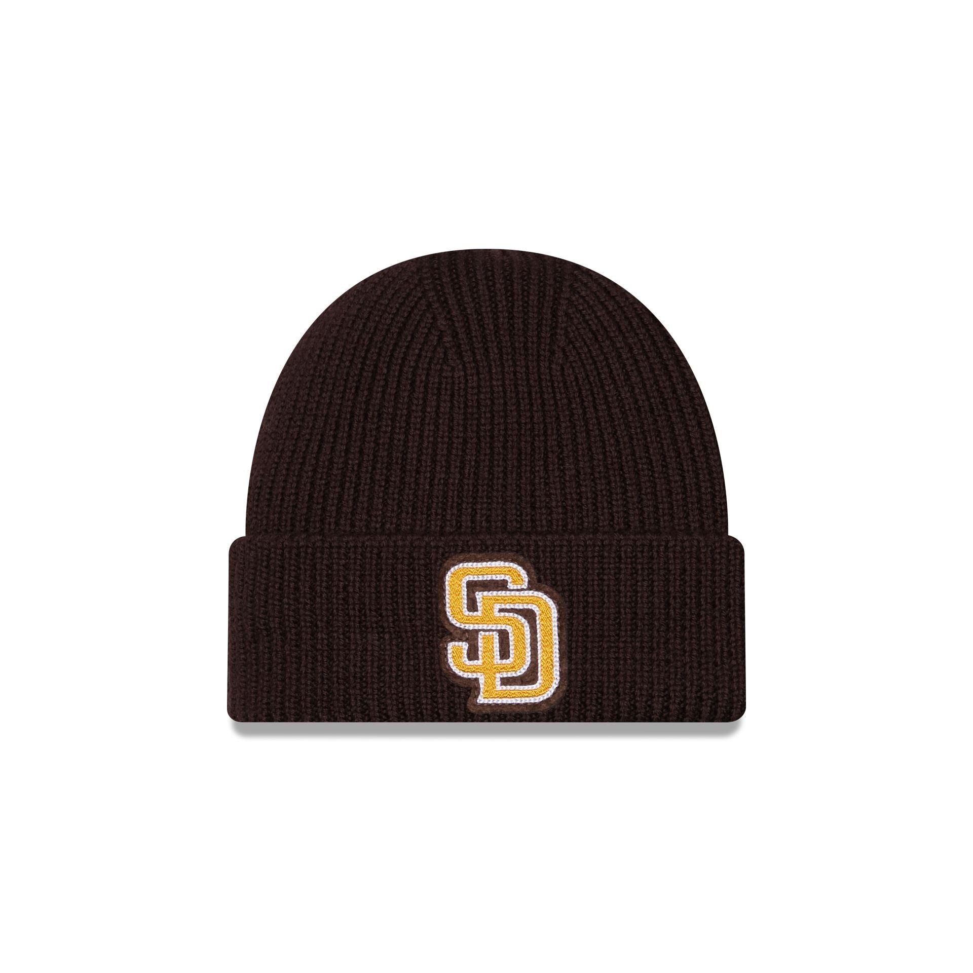 San Diego Padres Short Skull Cuff Knit Beanie Hat