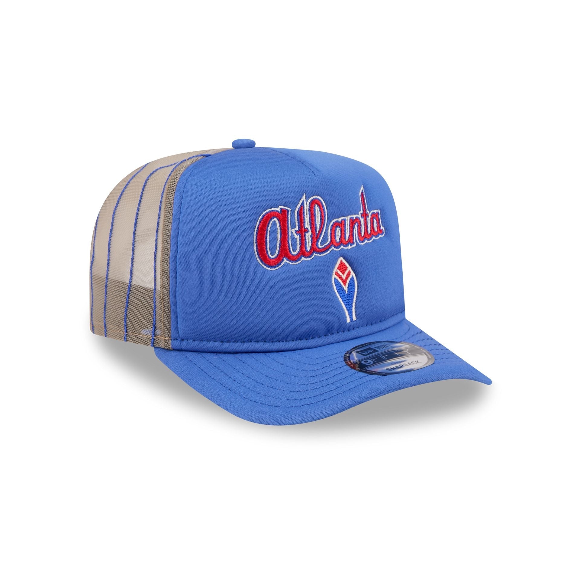 Atlanta Braves Arched 9FIFTY A-Frame Snapback Hat