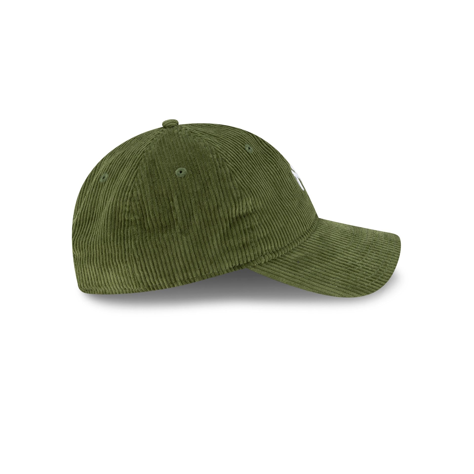 New York Yankees Mini Logo Green Corduroy 9TWENTY Adjustable Hat