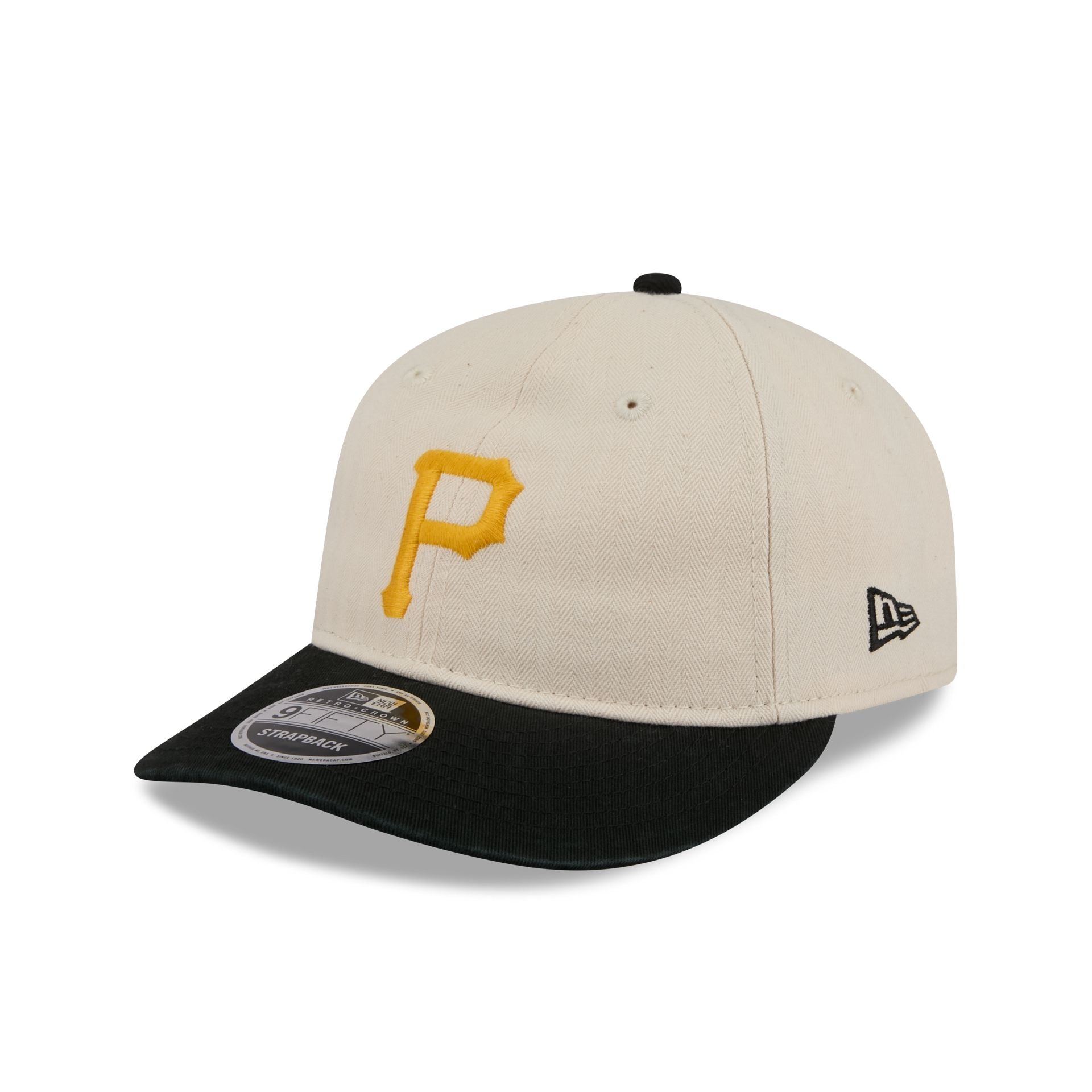 Pittsburgh Pirates Three Looms Americana Herringbone Retro Crown 9FIFTY Adjustable Hat