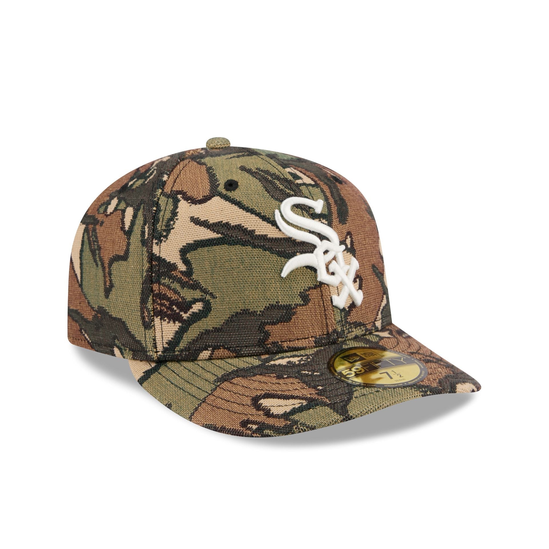 Chicago White Sox Three Looms Jacquard Camo 59FIFTY Fitted Hat