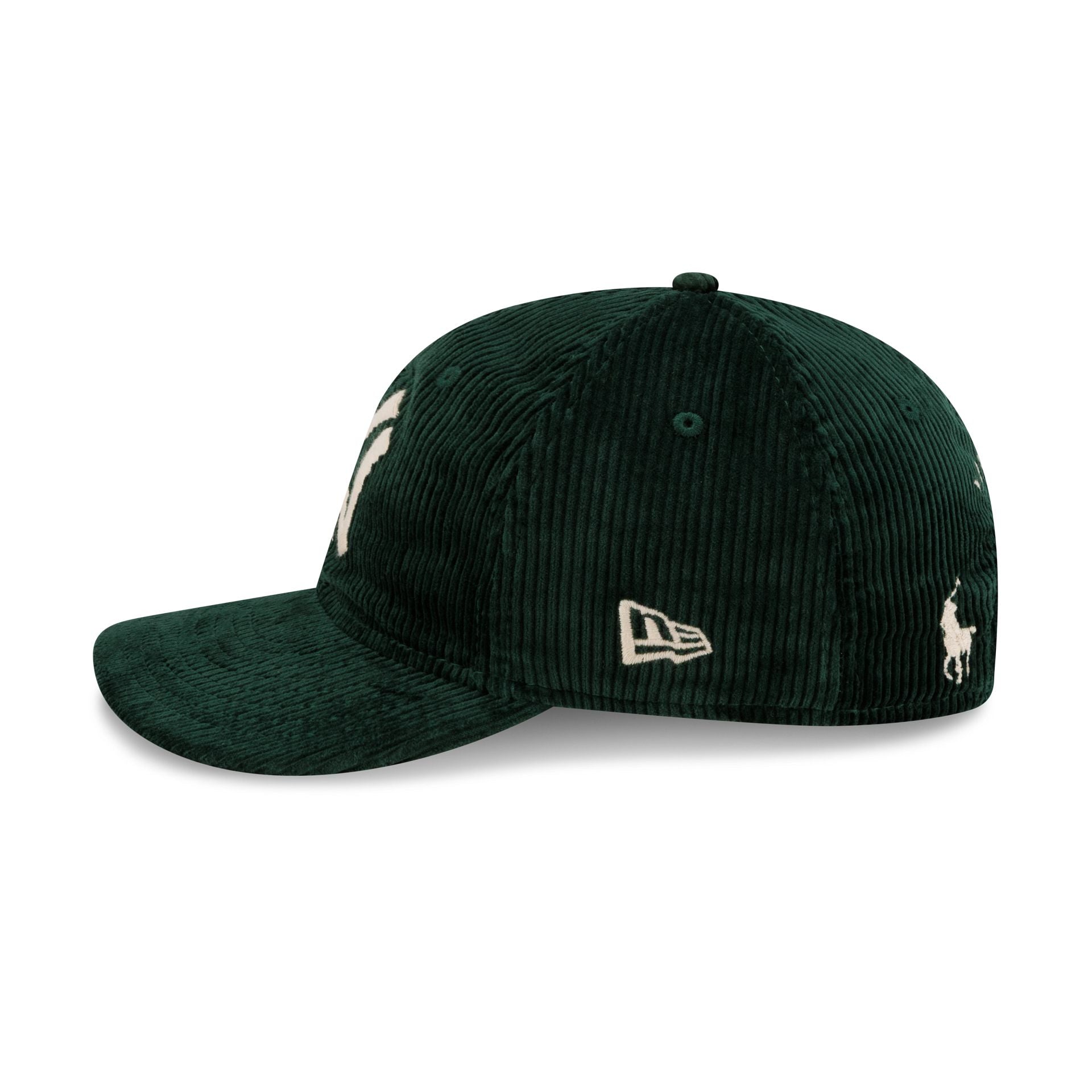 Ralph Lauren x New York Yankees Green Corduroy Retro Crown 9FIFTY Adjustable Hat