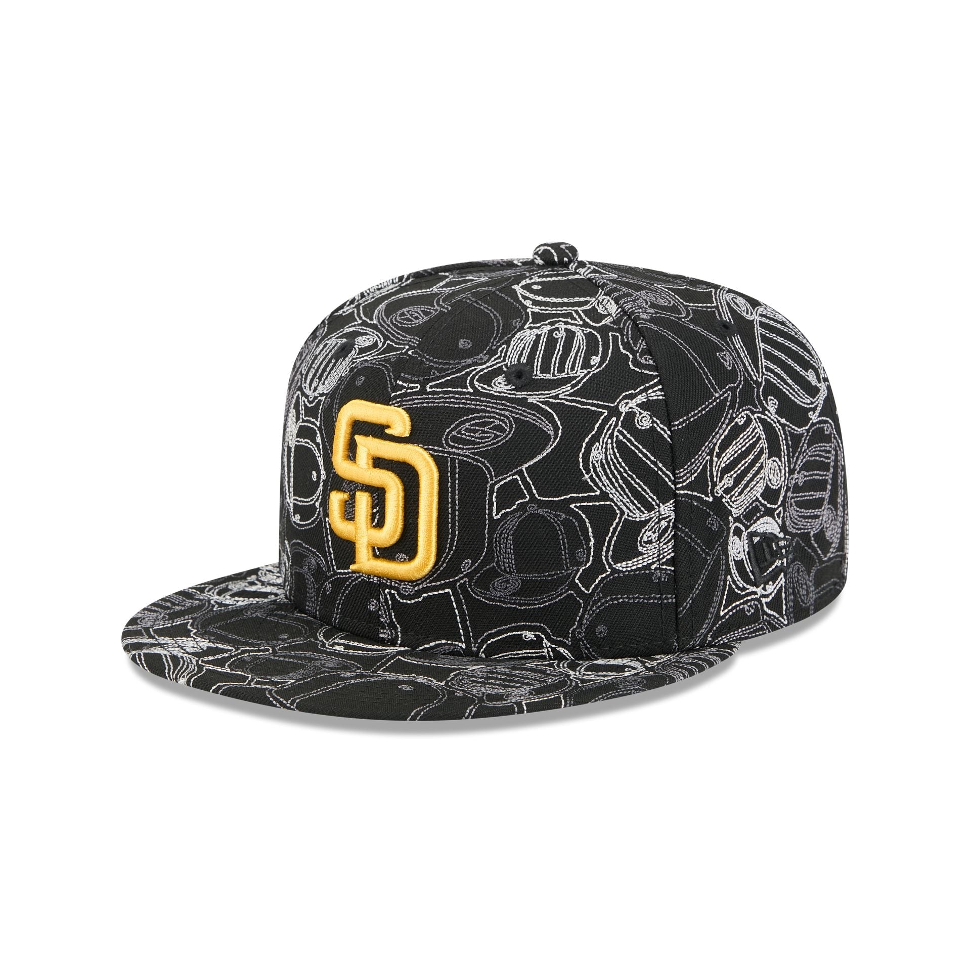 San Diego Padres Cap Scramble 59FIFTY Fitted Hat