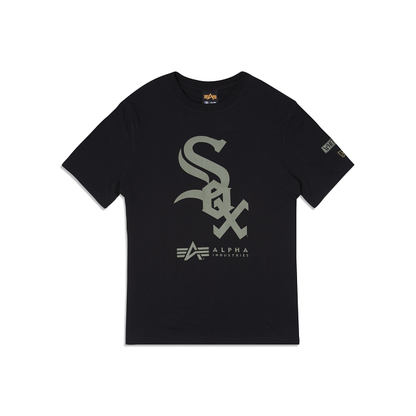 Alpha Industries X Chicago White Sox Black T-Shirt