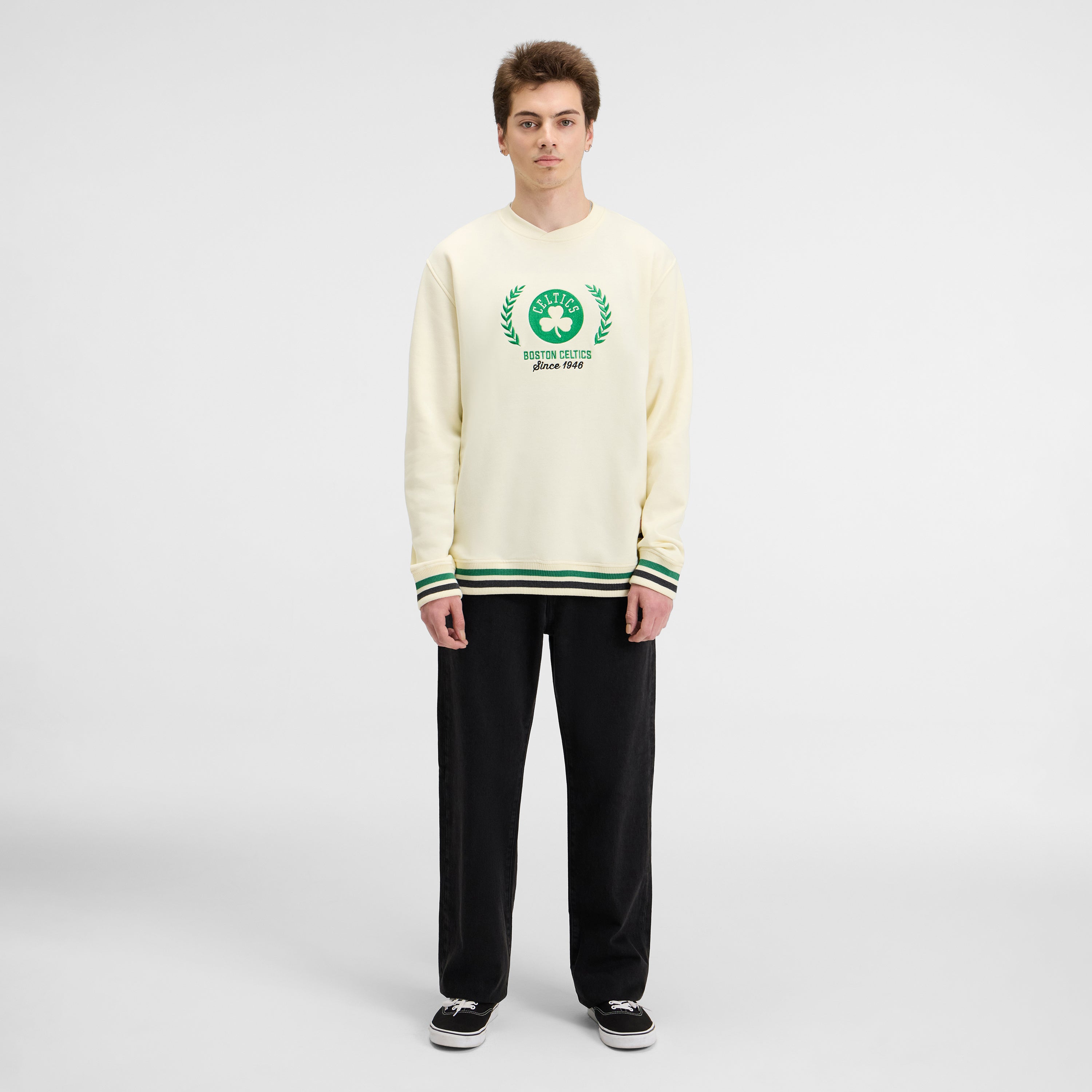 San Diego Padres Throwback Chrome White Crewneck