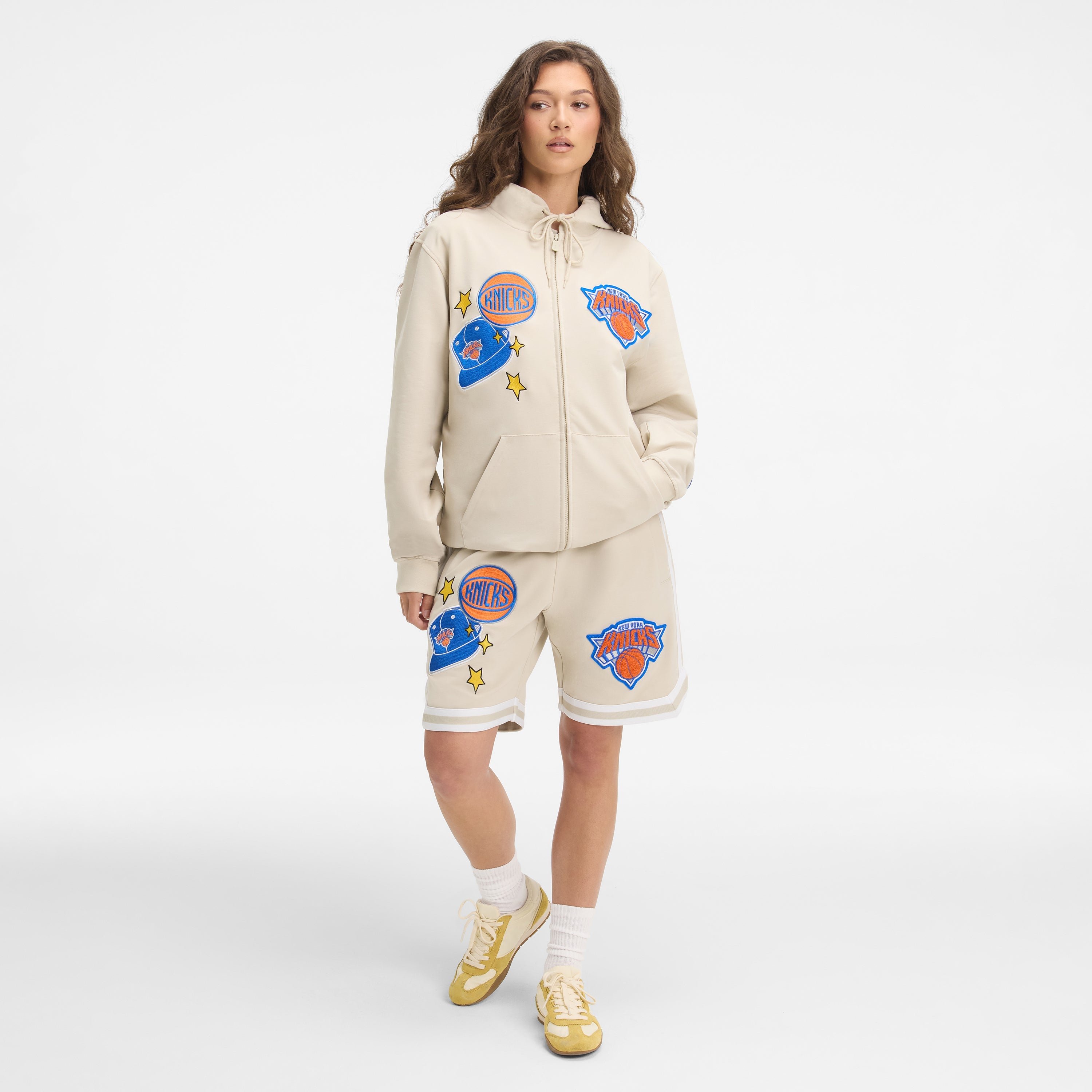 Atlanta Braves Stone Logo Select Full-Zip Hoodie