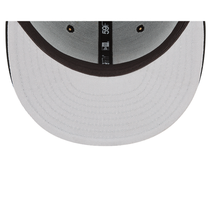 Chicago White Sox Sidepatch Black 59FIFTY Fitted Hat