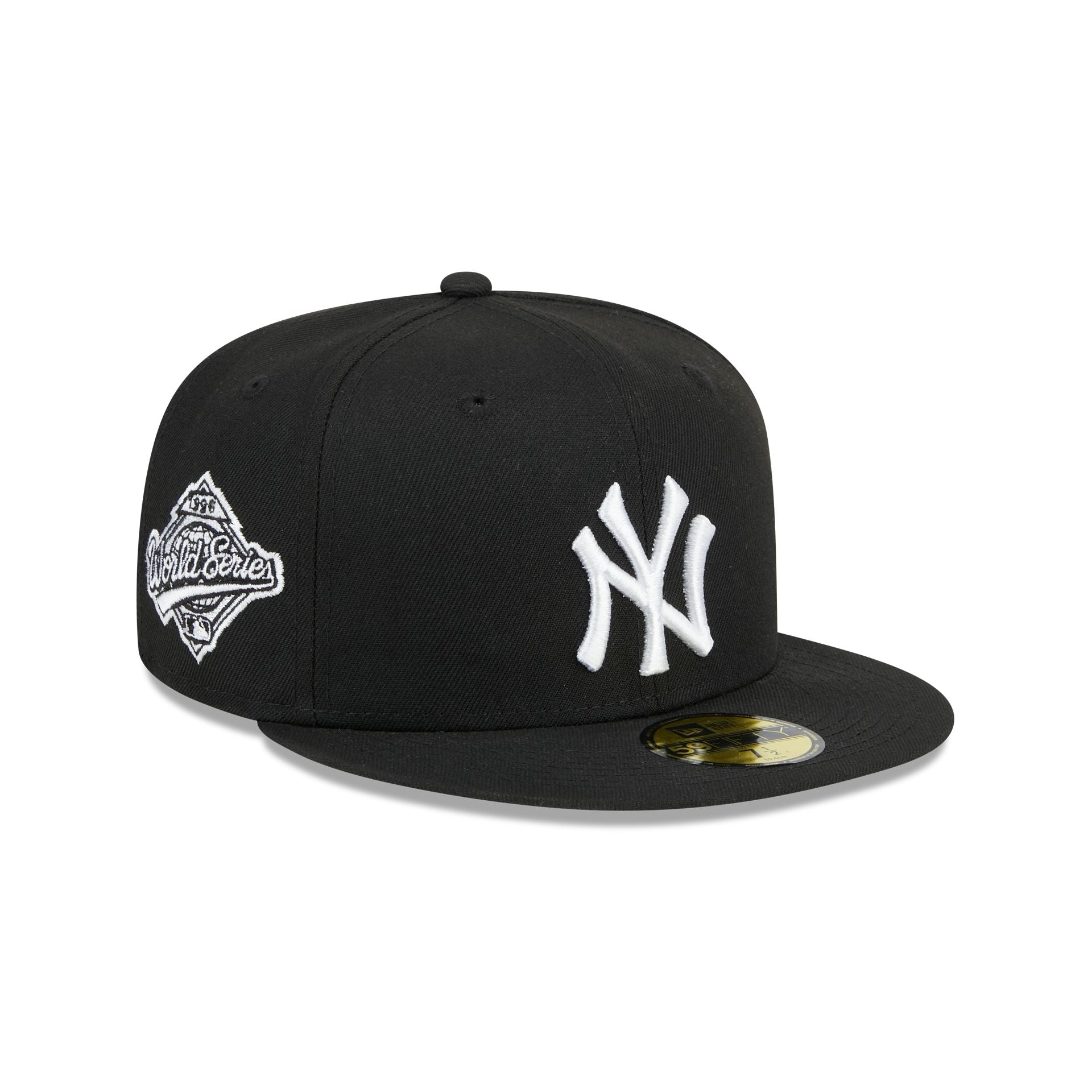 New York Yankees Sidepatch Black 59FIFTY Fitted Hat