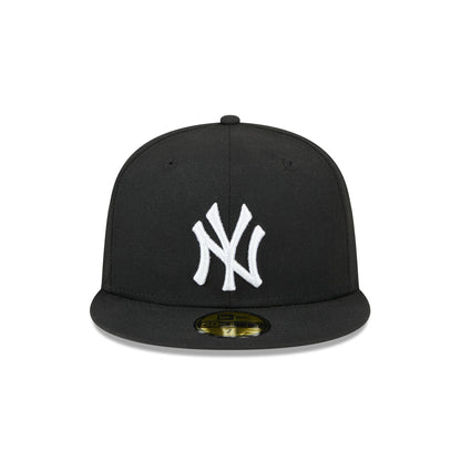 New York Yankees Sidepatch Black 59FIFTY Fitted Hat