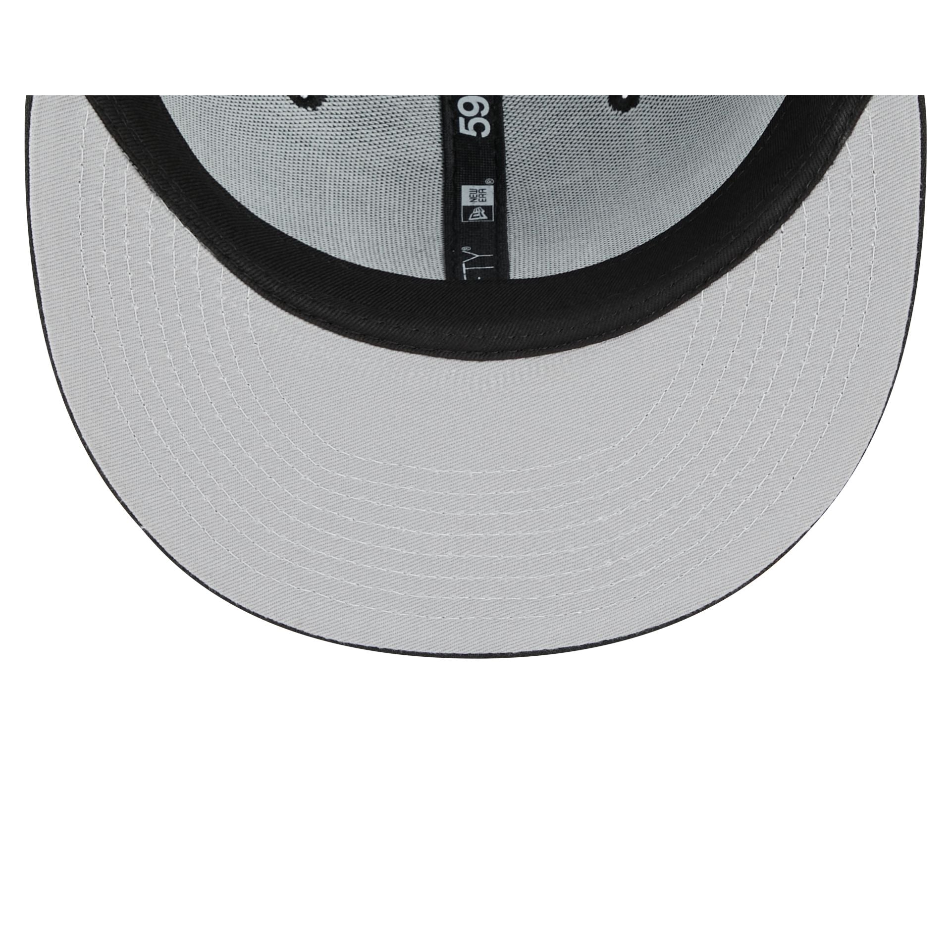 New York Yankees Sidepatch Black 59FIFTY Fitted Hat