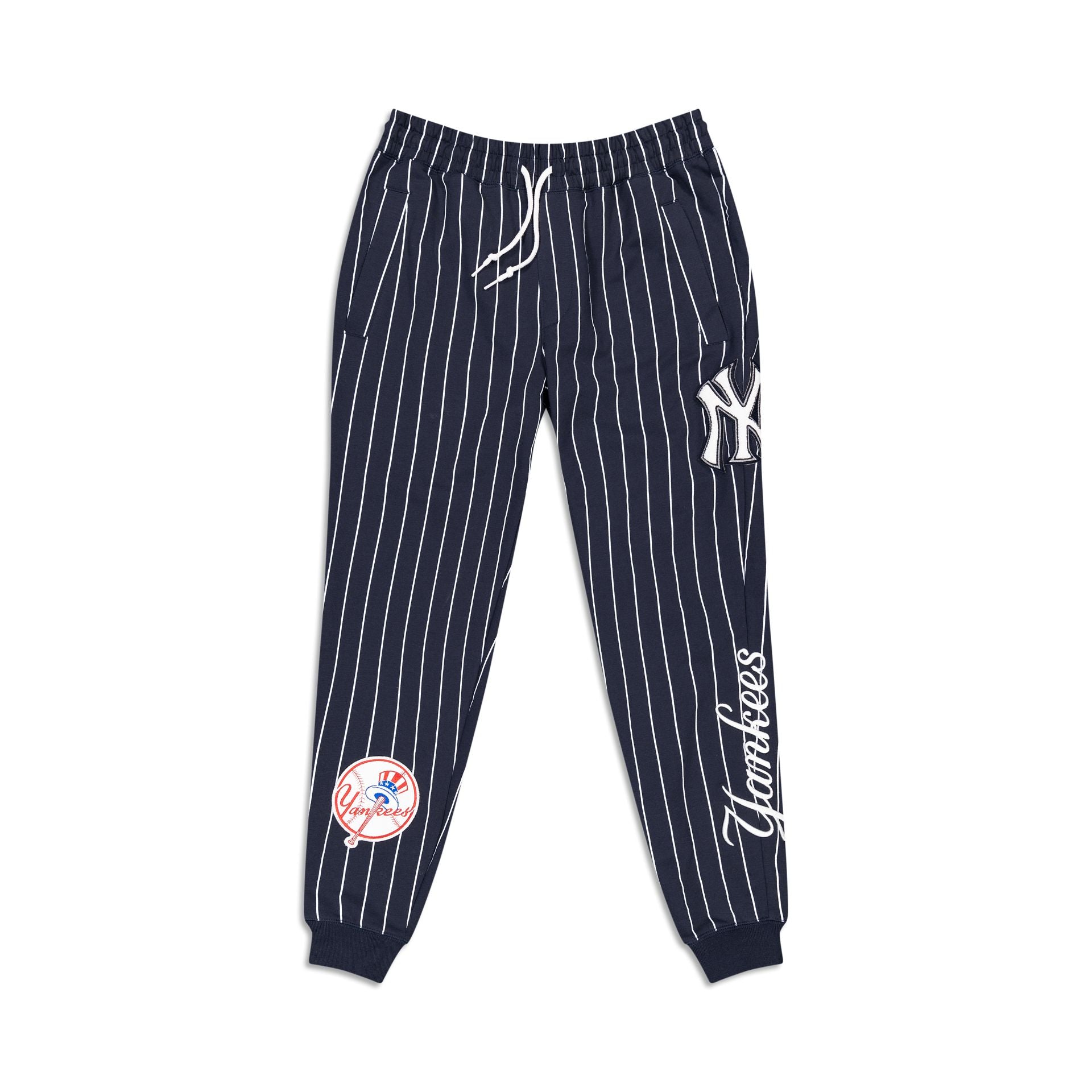 New York Yankees Logo Select Pinstripe Jogger