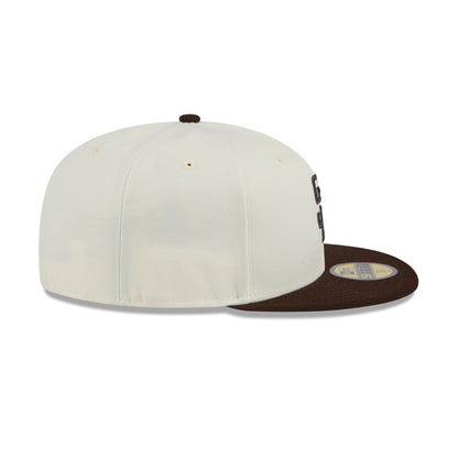 San Diego Padres Chrome 59FIFTY Fitted Hat