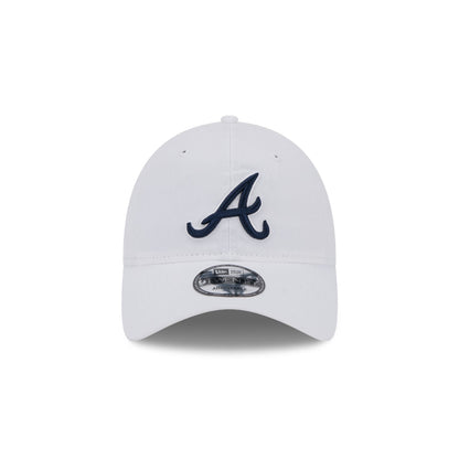 Atlanta Braves White 9TWENTY Adjustable Hat