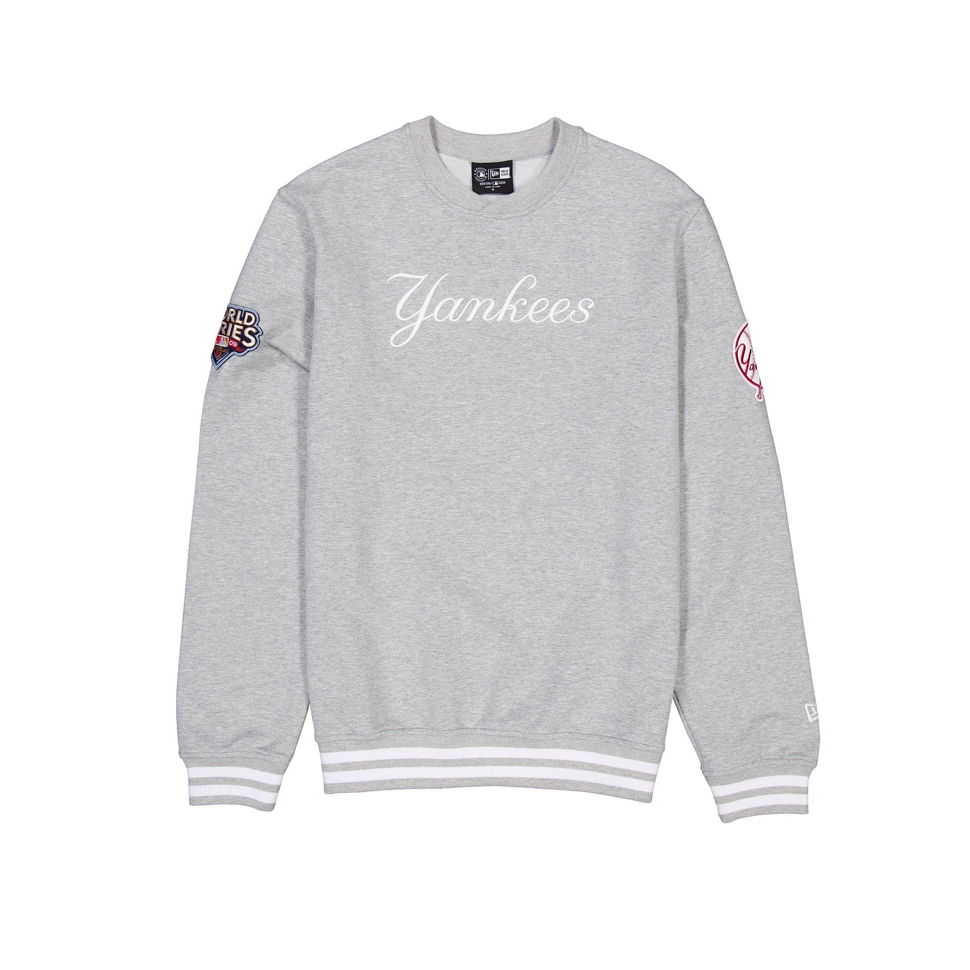New York Yankees Gray Logo Select Crewneck