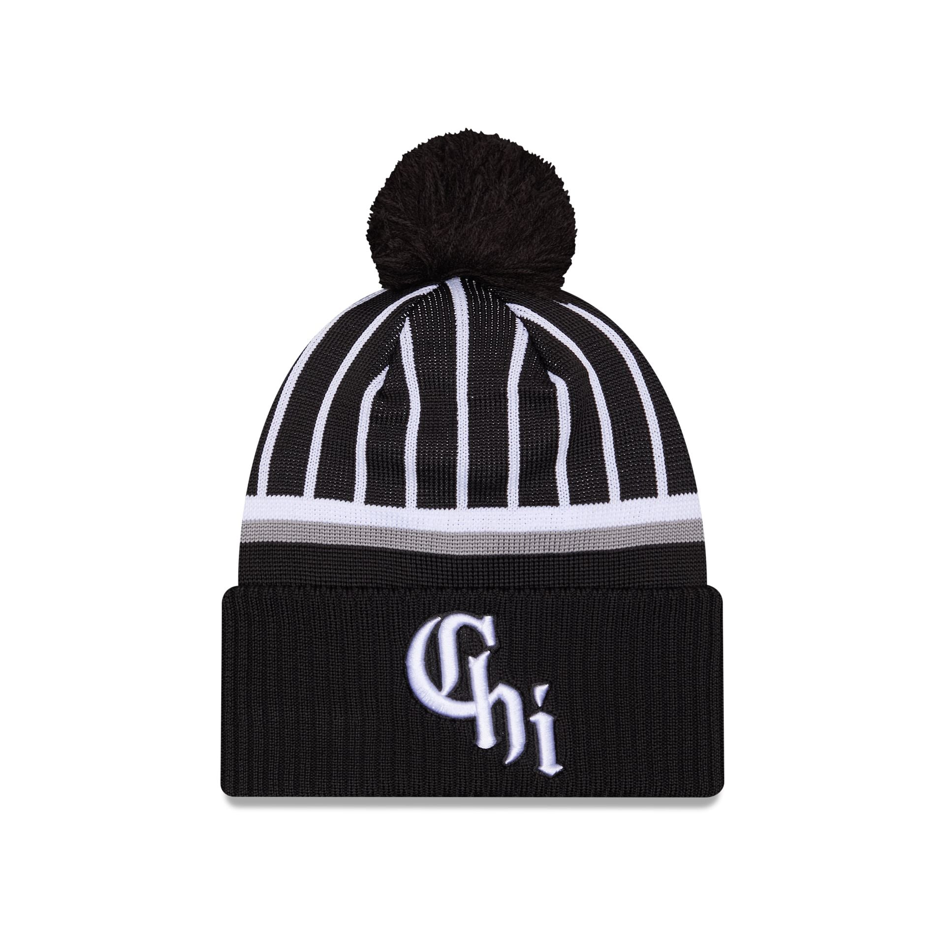 Chicago White Sox City Connect Pom Knit Hat