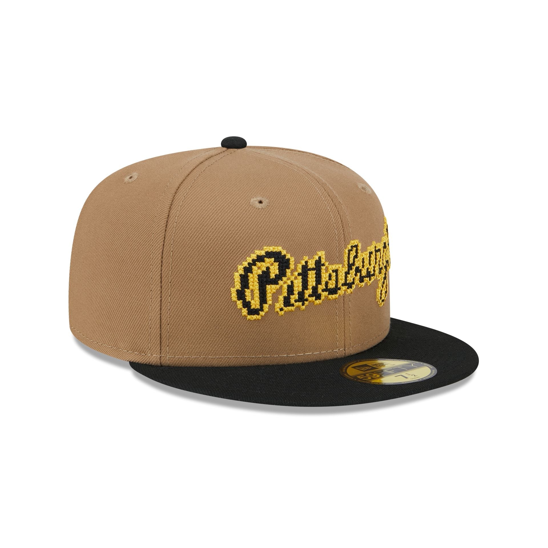 Pittsburgh Pirates Classic 8-Bit Wordmark 59FIFTY Fitted Hat