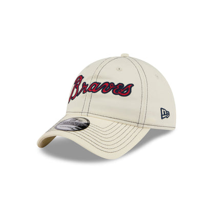 Atlanta Braves Team Stitch 9TWENTY Adjustable Hat