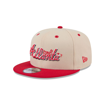 Atlanta Braves Team Art 9FIFTY Snapback Hat