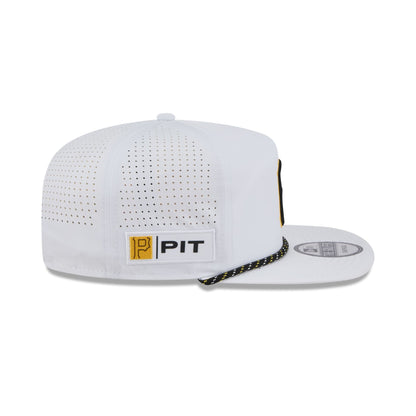 Pittsburgh Pirates Optic White Performance Rope Golfer Hat