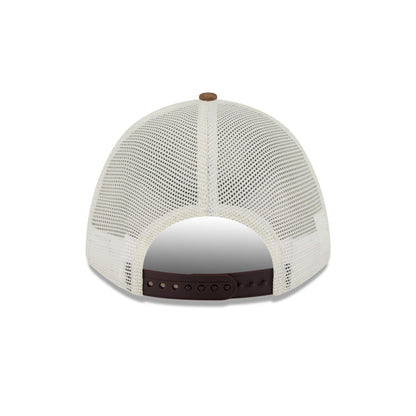 San Diego Padres Chrome Arch 9FORTY M-Crown A-Frame Trucker Hat