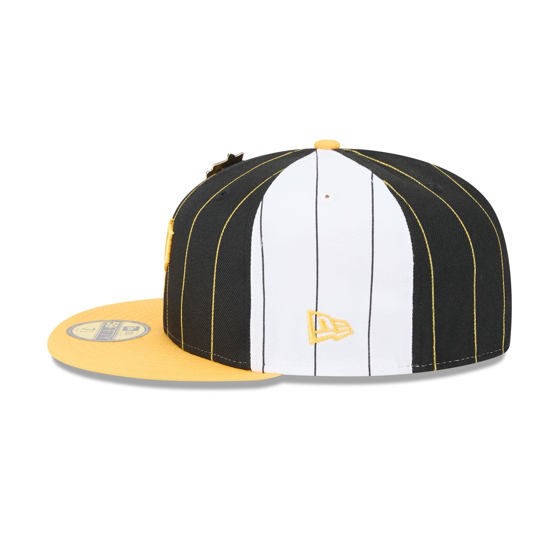 Pittsburgh Pirates Pinstripe League Pin 59FIFTY Fitted Hat