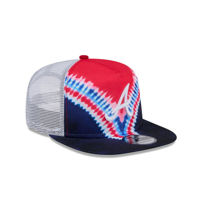 Atlanta Braves Tie-Dye Golfer Hat