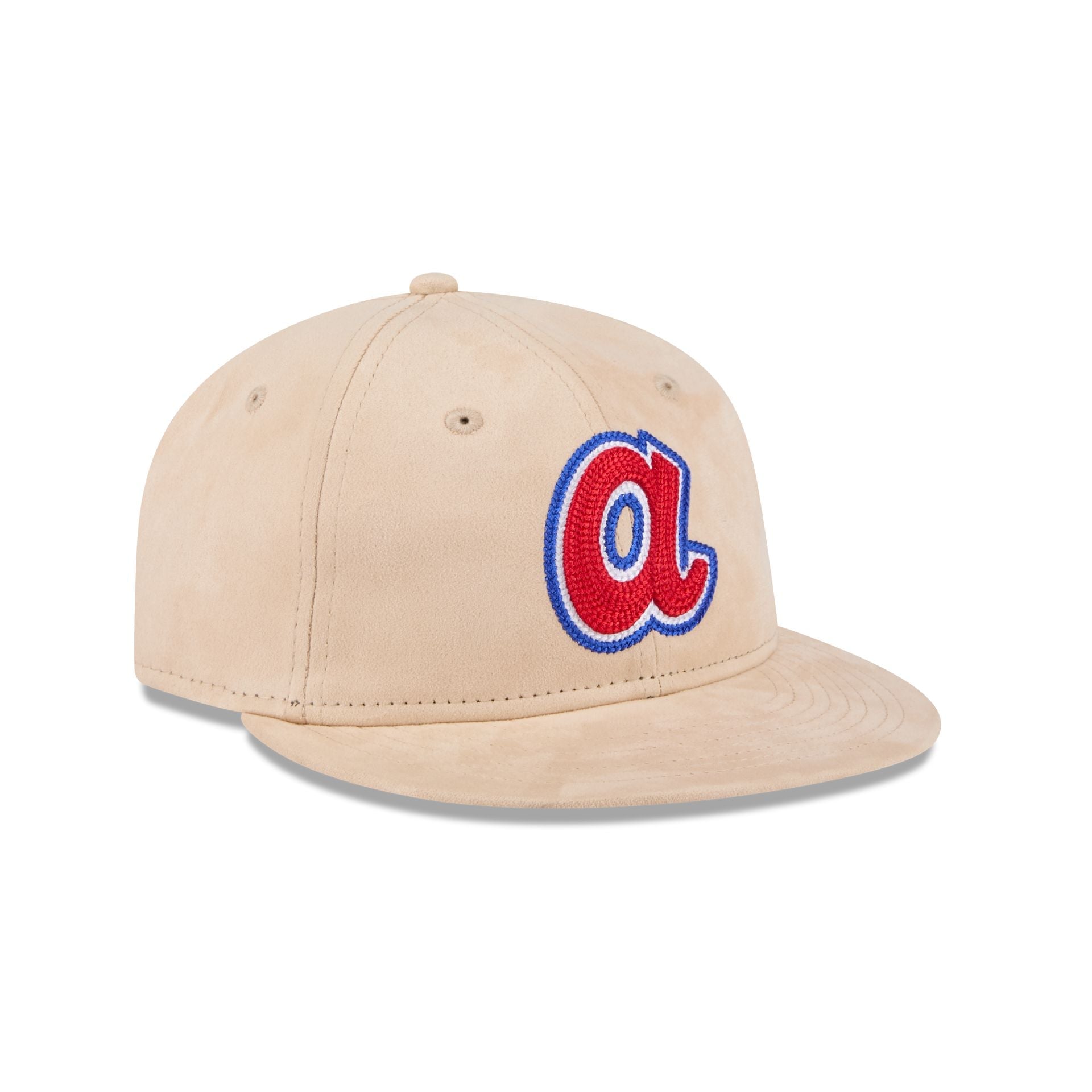 Atlanta Braves Stone Suede Retro Crown 9FIFTY Snapback Hat