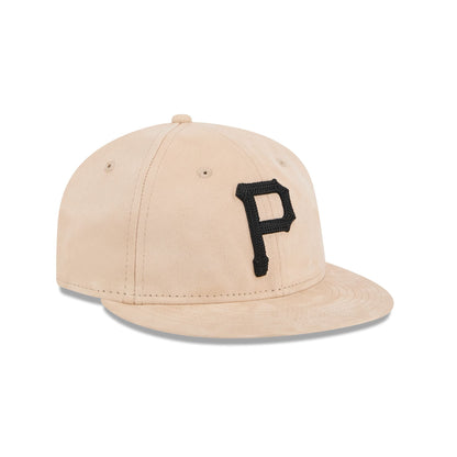 Pittsburgh Pirates Stone Suede Retro Crown 9FIFTY Snapback Hat