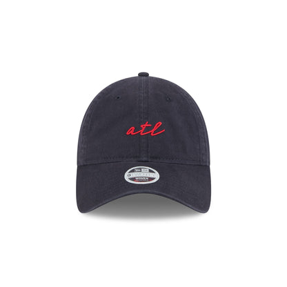 Atlanta Braves Women's Script 9TWENTY Adjustable Hat