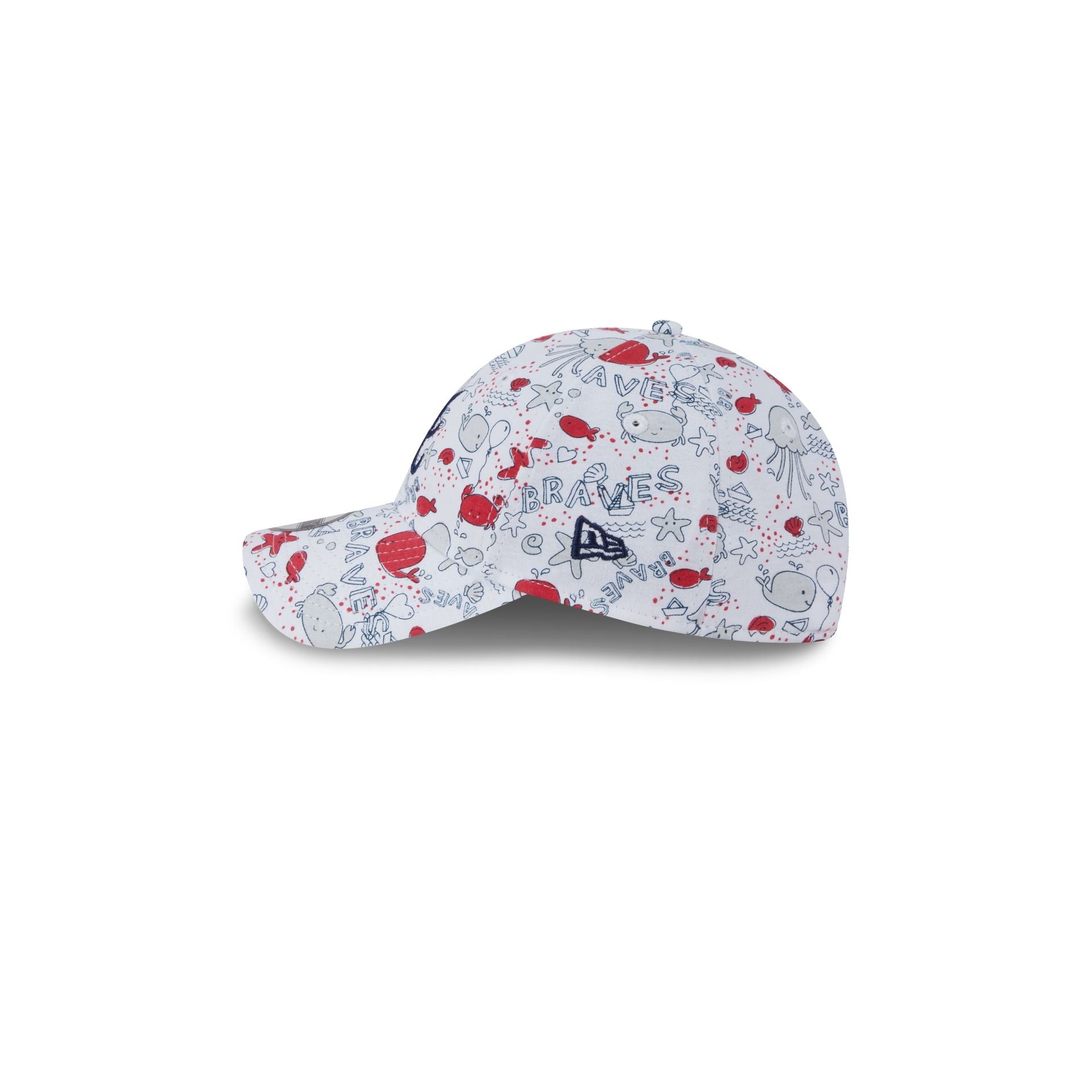 Atlanta Braves Kids Ocean 9TWENTY Adjustable Hat