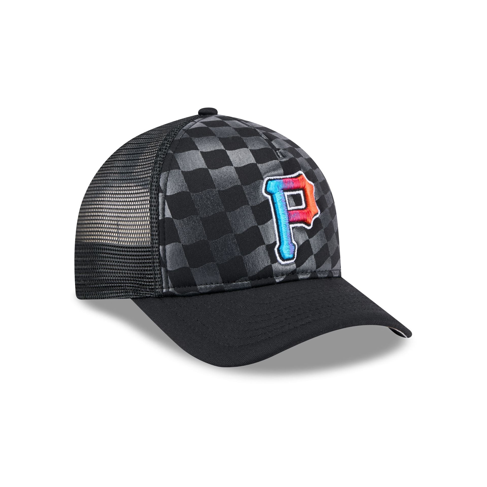 Pittsburgh Pirates Gradient Raceway 9FORTY M-Crown A-Frame Trucker Hat