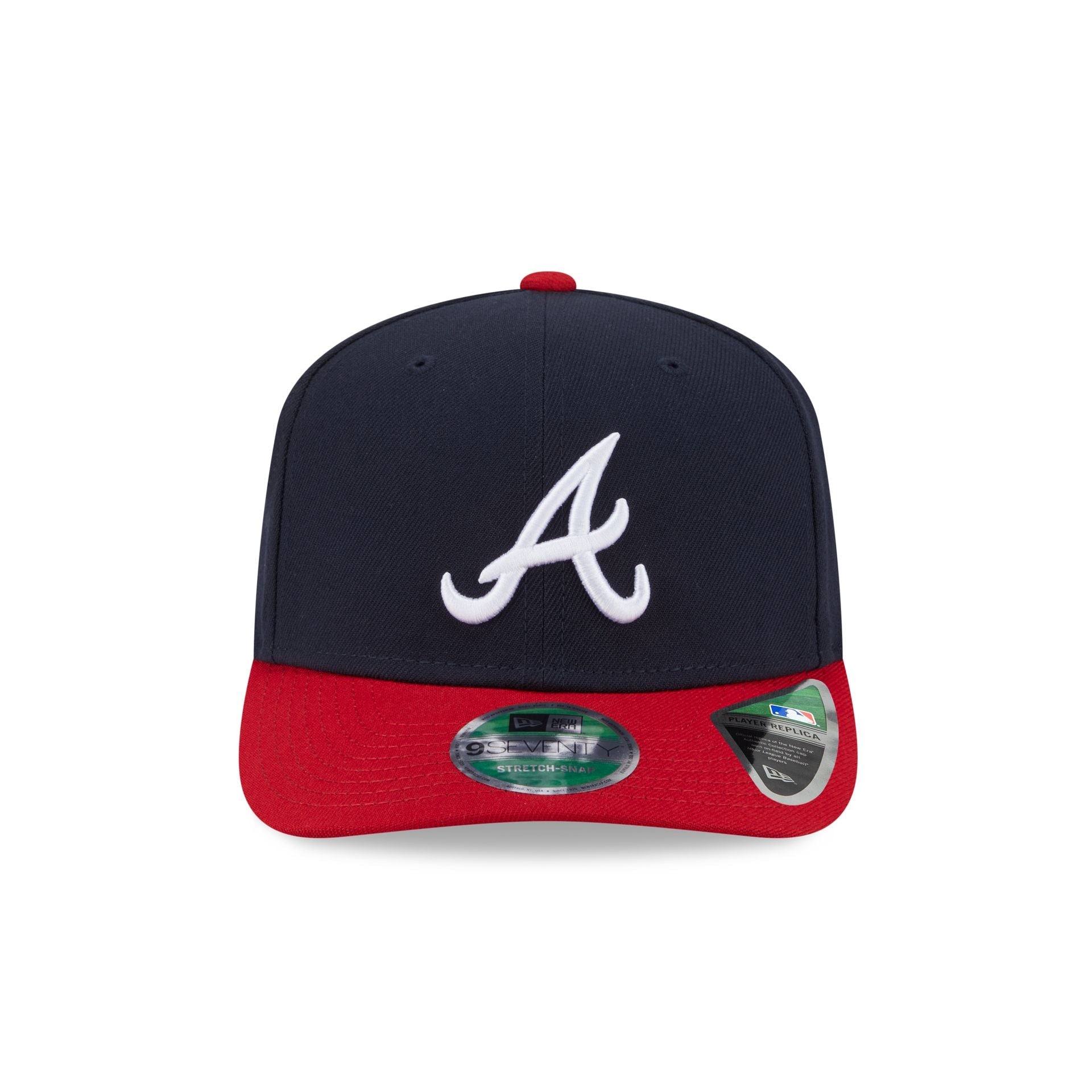 Atlanta Braves Home Authentic Collection 9SEVENTY Stretch-Snap Hat