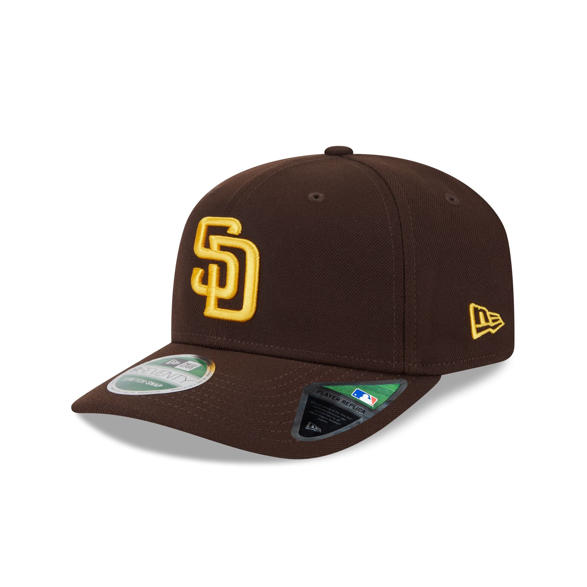 San Diego Padres Game Authentic Collection 9SEVENTY Stretch-Snap Hat