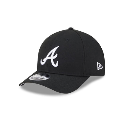 Atlanta Braves Black Authentic Collection 9FORTY M-Crown Snapback Hat