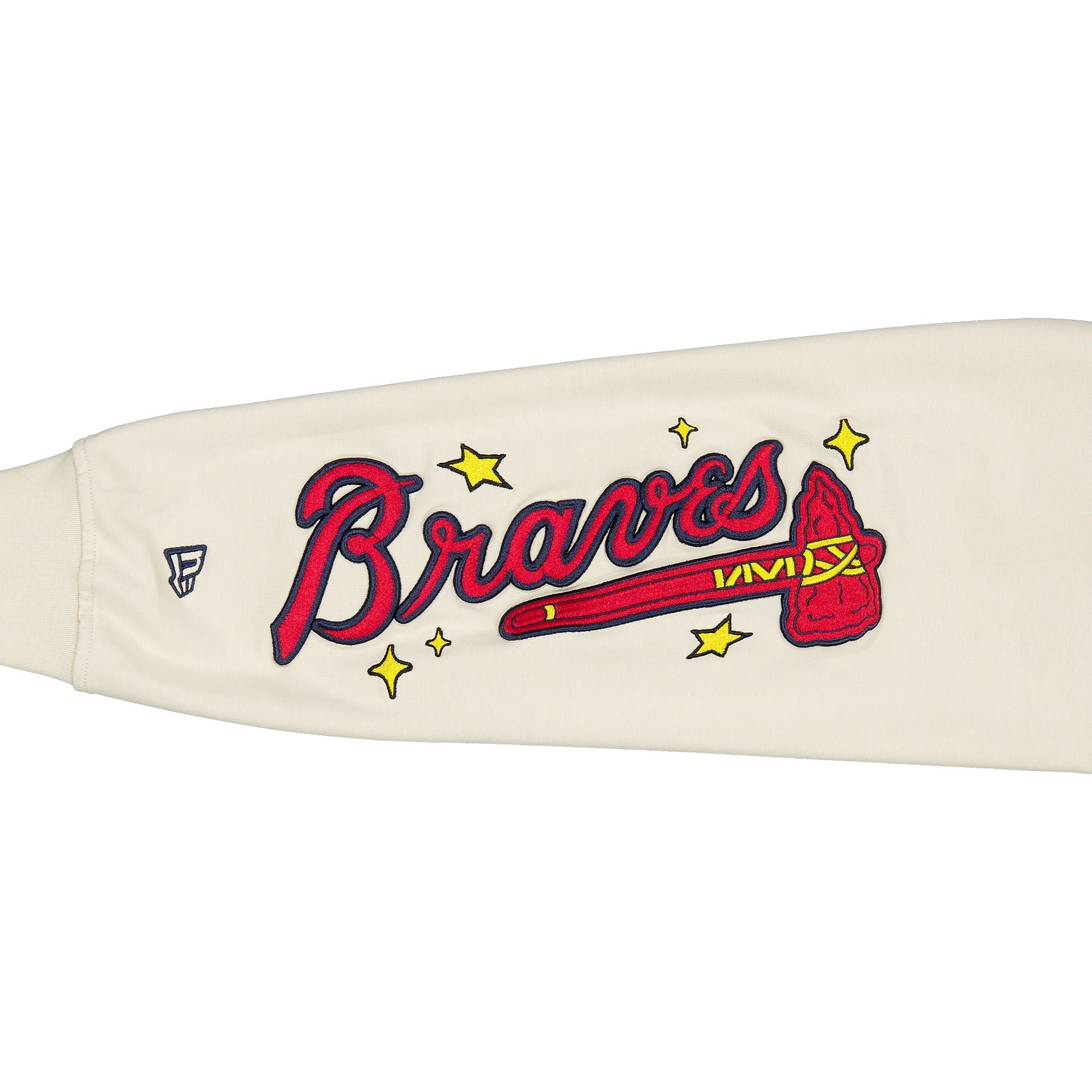 Atlanta Braves Stone Logo Select Full-Zip Hoodie